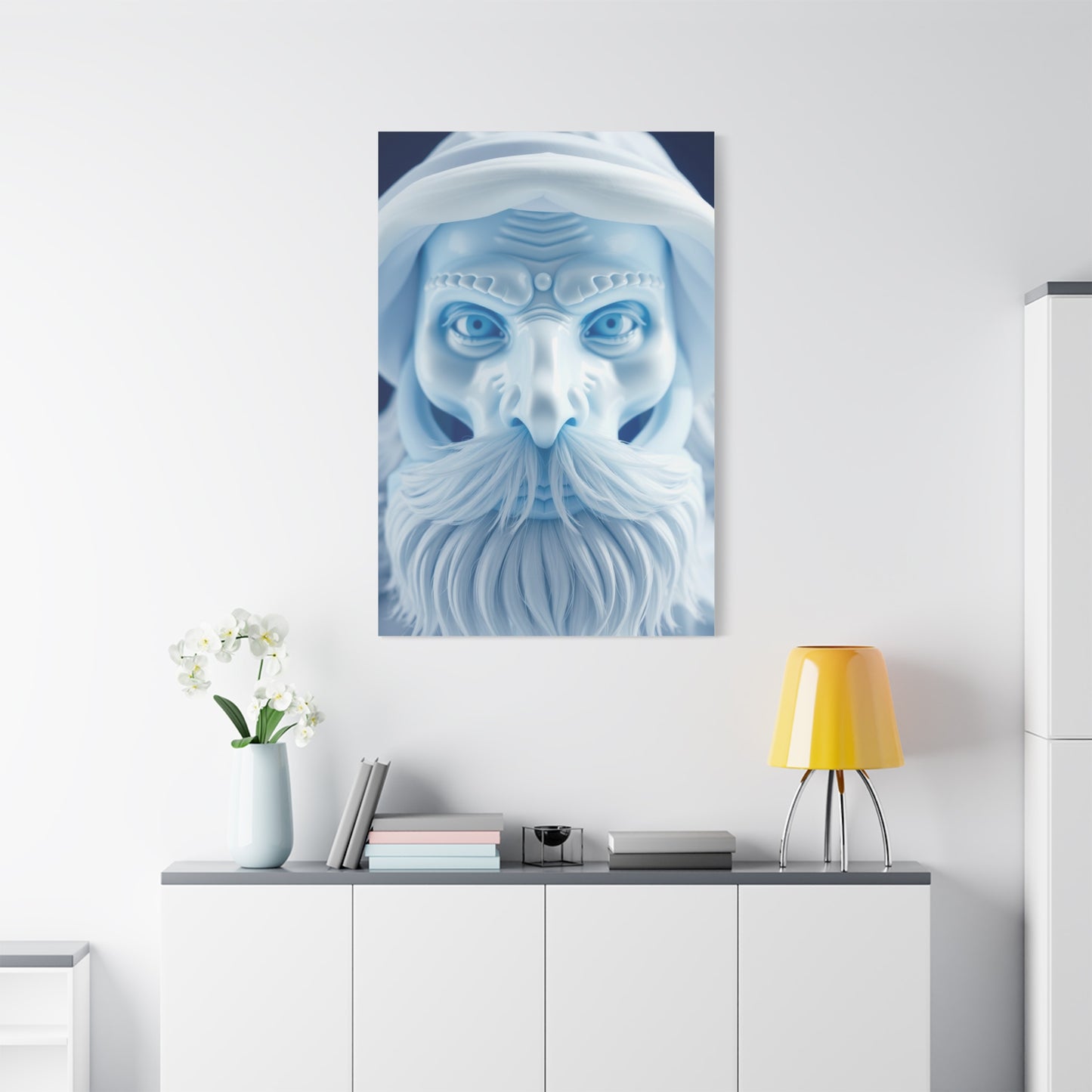 Elite Blue and White Art Vision Wall Art & Canvas Print