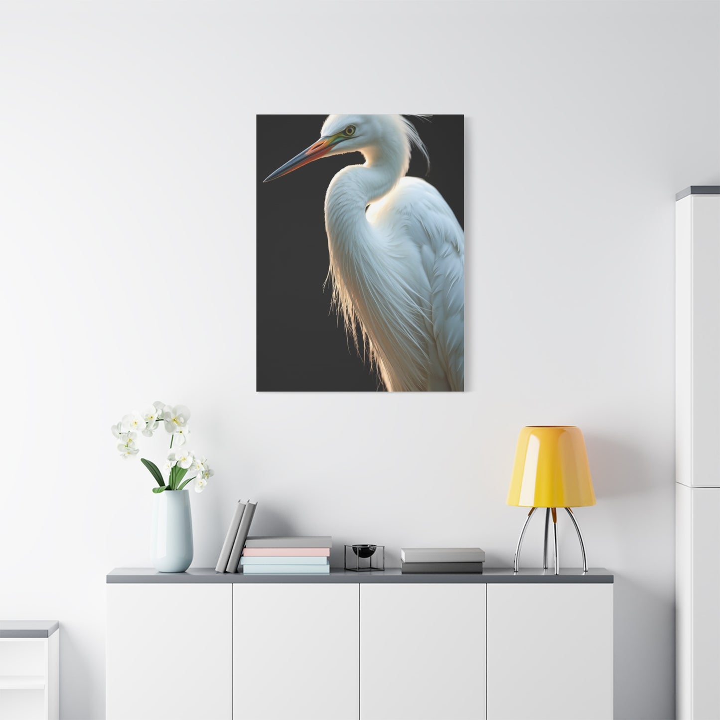 Supreme Egret Art Collection Wall Art & Canvas Print