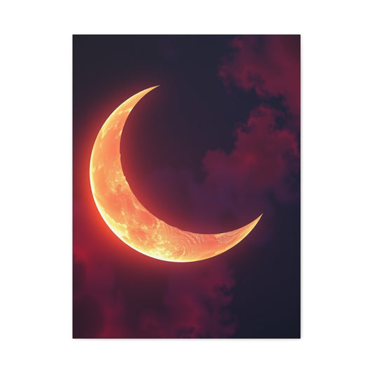 Elite Crescent Moon Art Vision Wall Art & Canvas Print