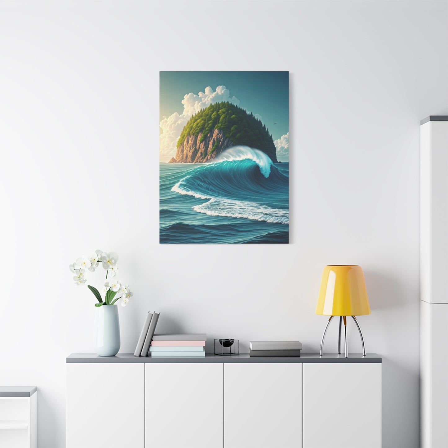 Island Wave Sanctuary Wall Art & Canvas Prints