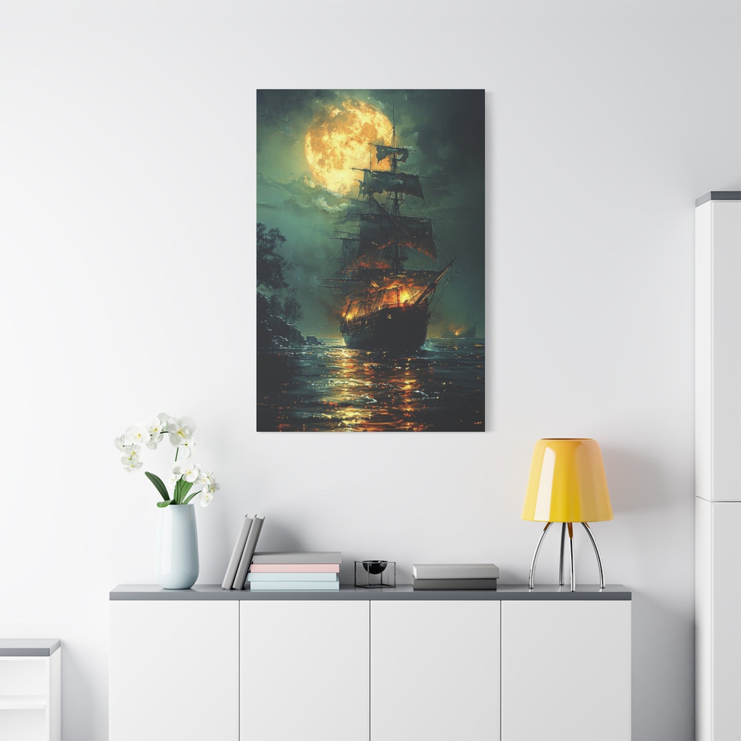 Large Ship Sailing Painting Wall Art & Canvas Prints