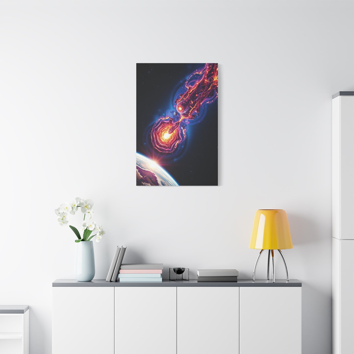 Stardust Symphony Canvas Wall Art & Canvas Print