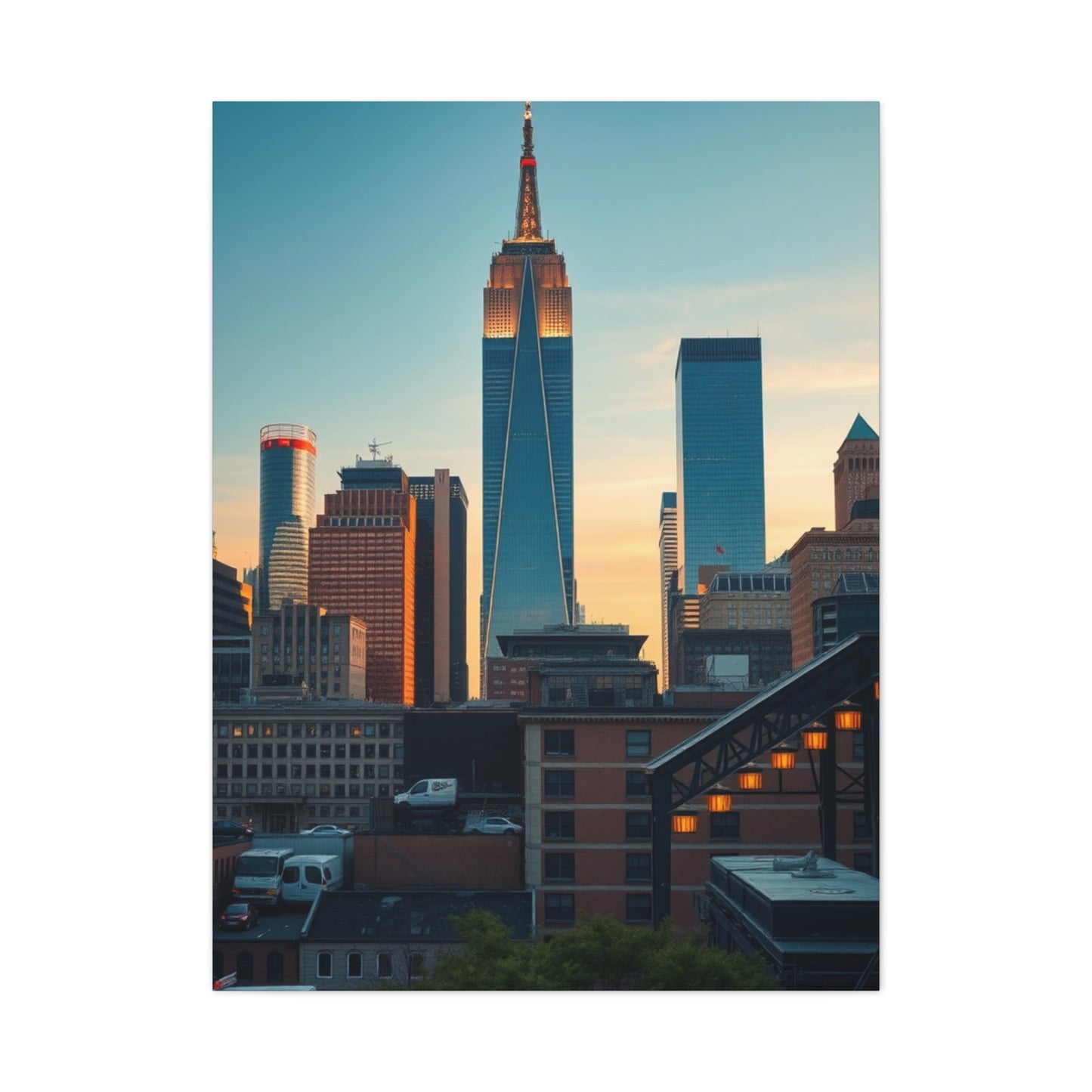 Skyward Promenade Elegance Wall Art & Canvas Print