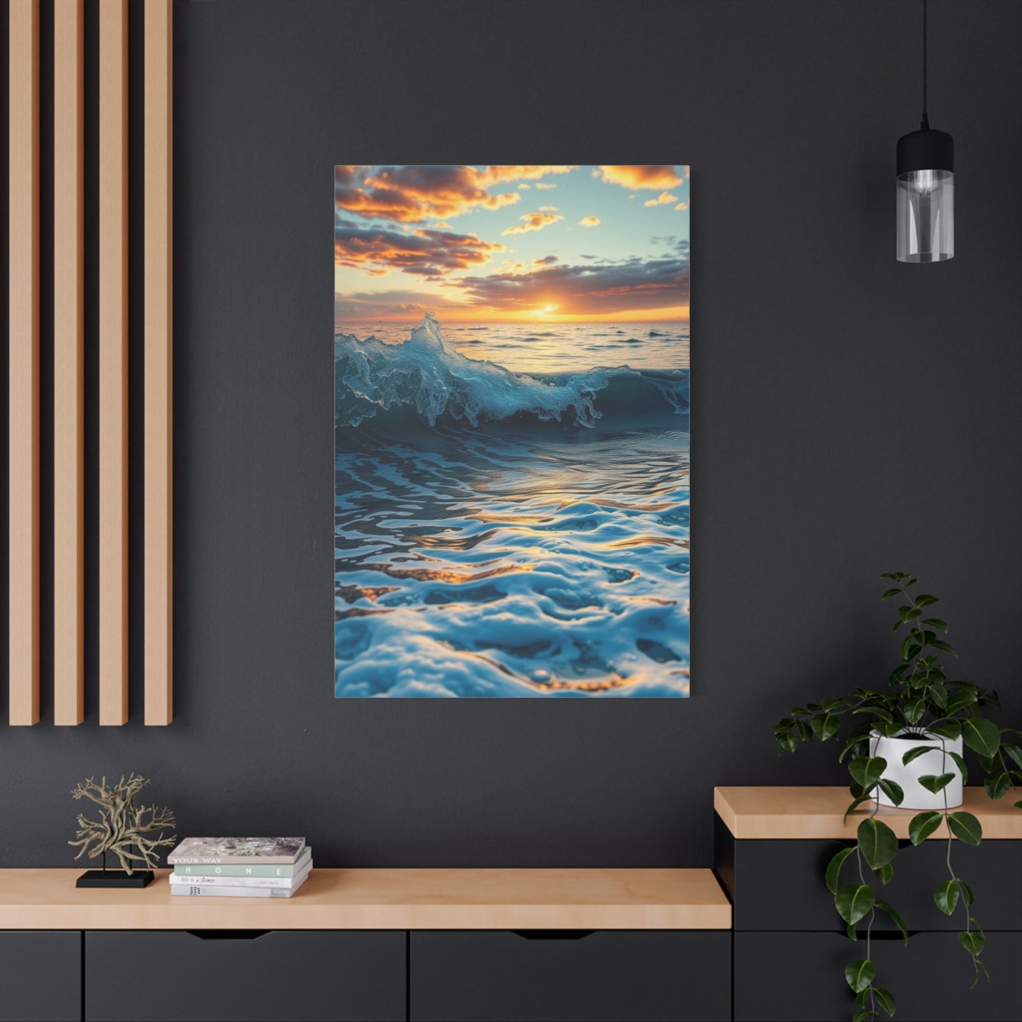 Celestial Tide Symphony Wall Art & Canvas Print