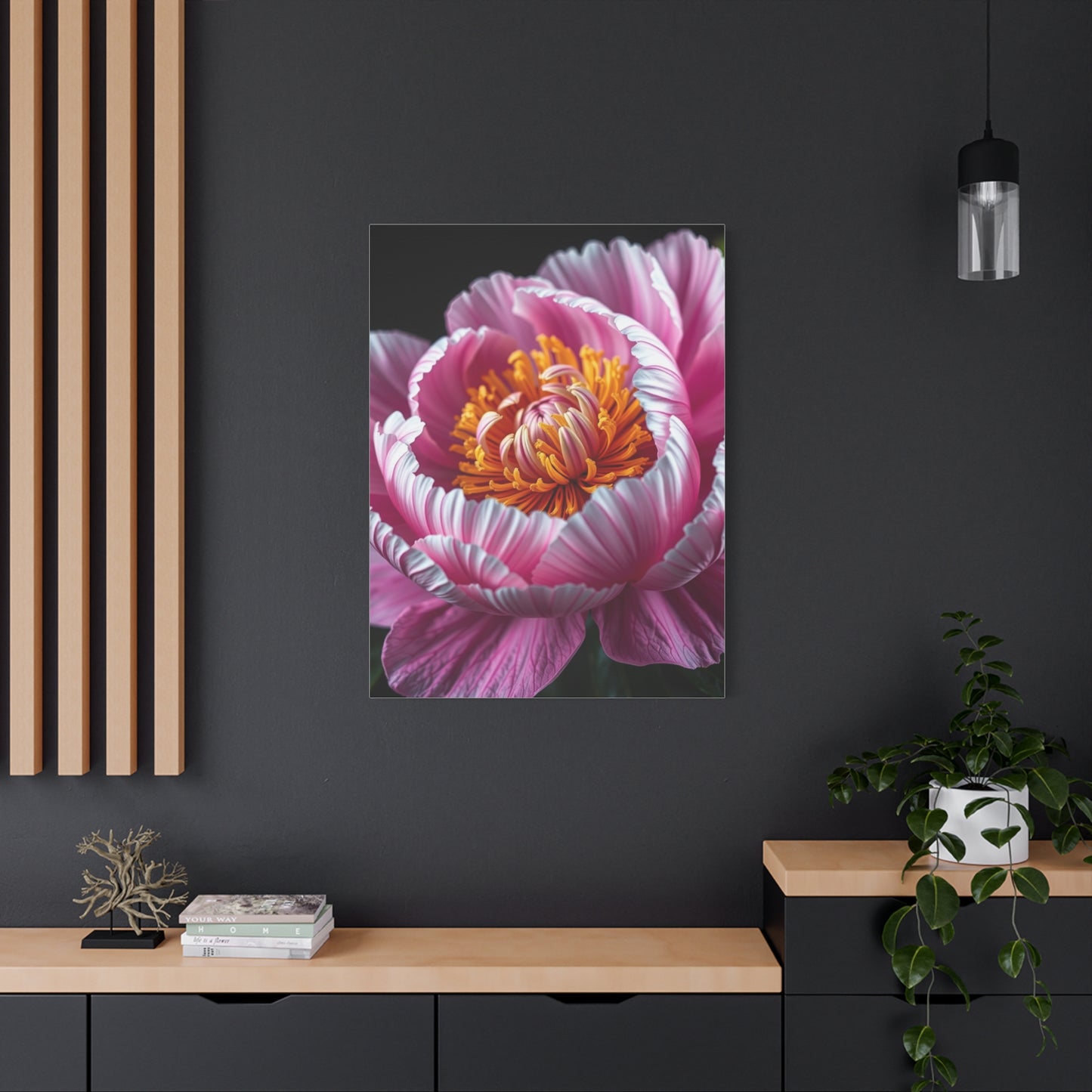 Celestial Peony Elegance Wall Art & Canvas Print