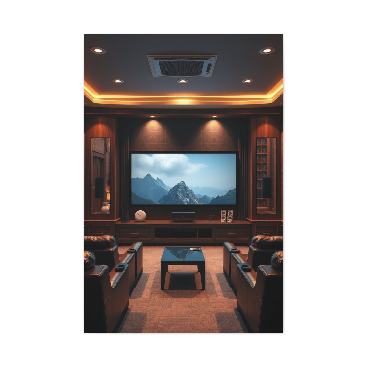 Refined Cinematic Tableau Wall Art & Canvas Print