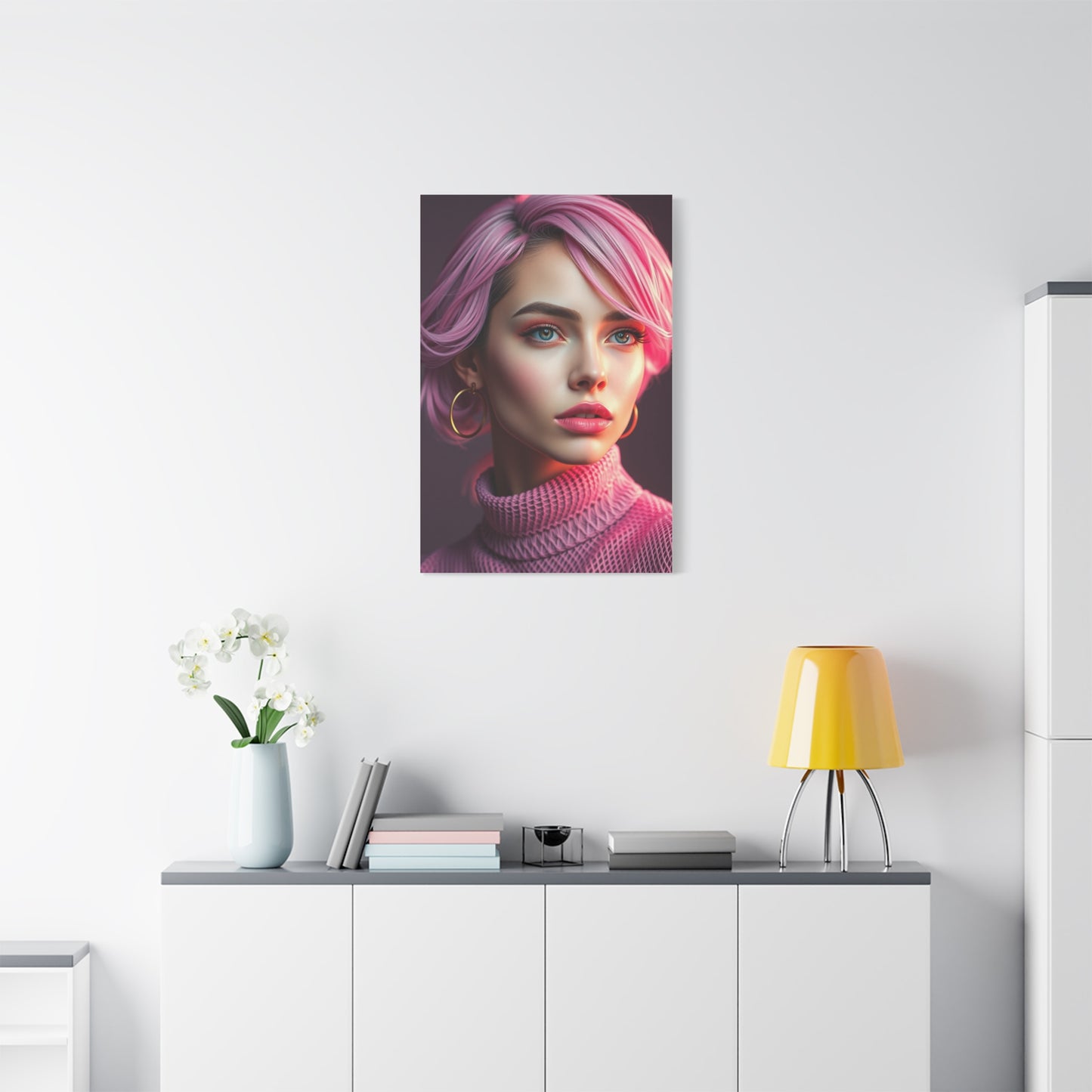 Rosé Reverie Canvas Wall Art & Canvas Print