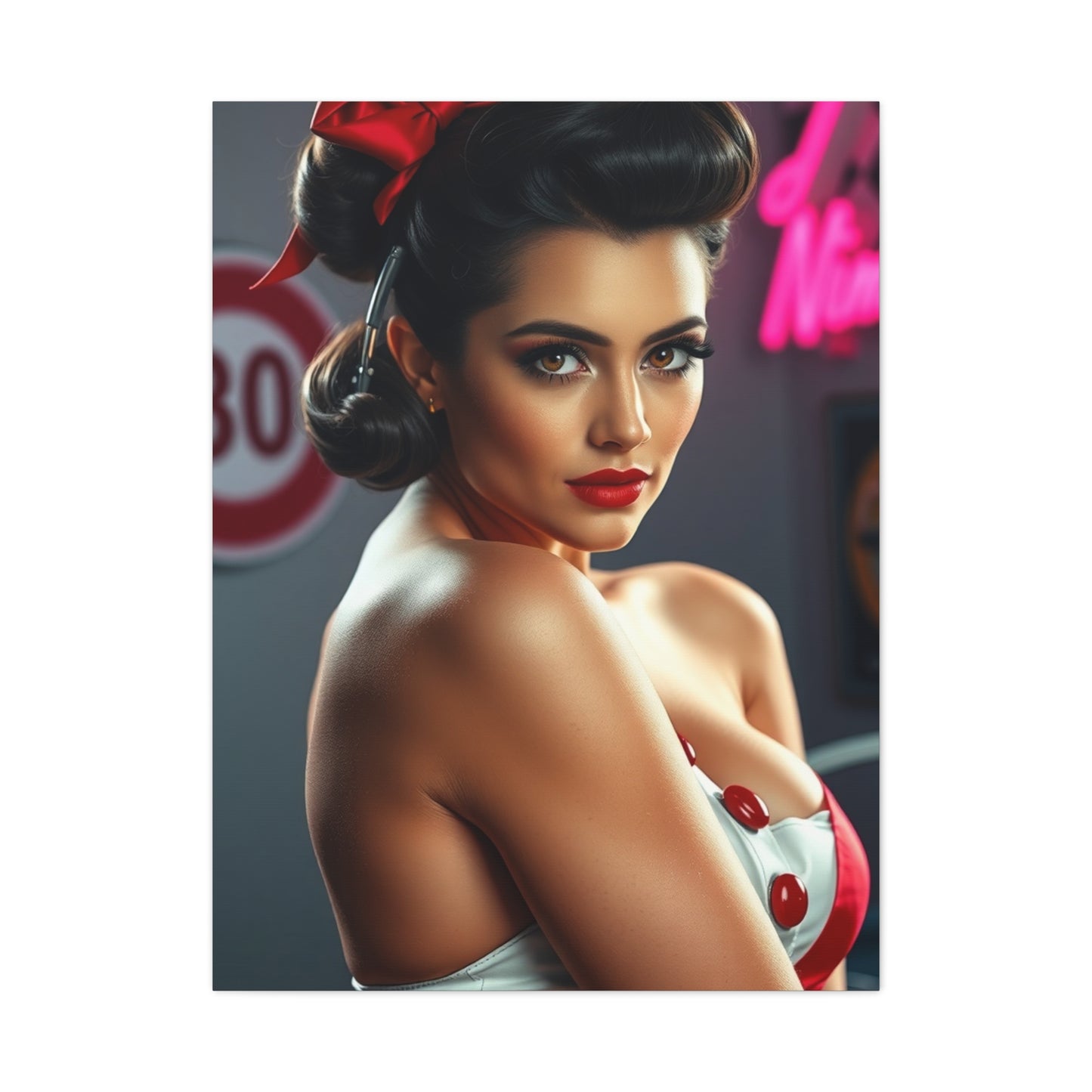 Supreme Pin-Ups Art Collection Wall Art & Canvas Print