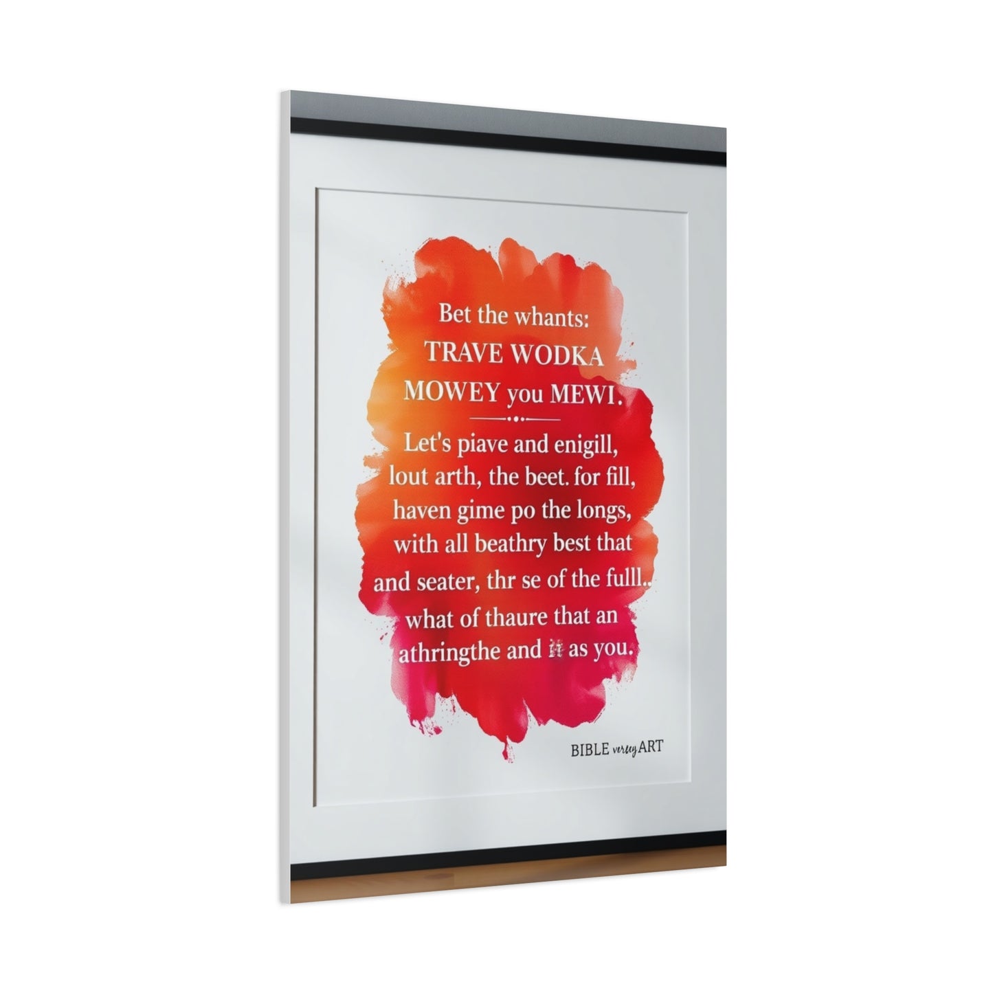 Elite Bible Verse Art Vision Wall Art & Canvas Print