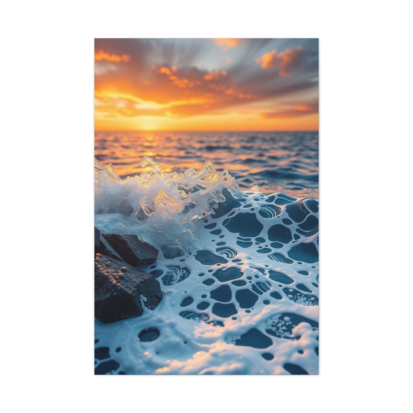 Celestial Tides Canvas wall art & canvas print