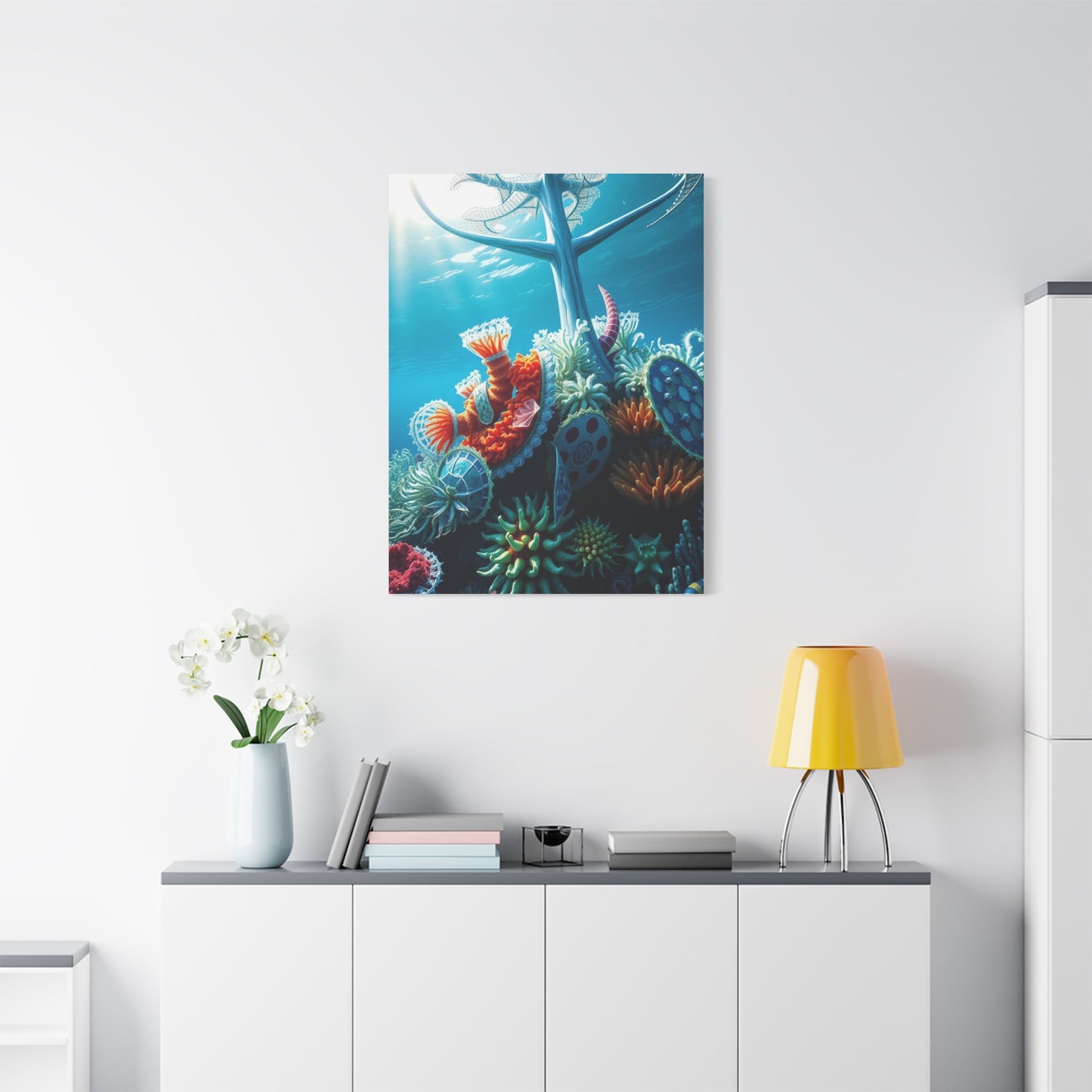 Pearlescent Wave Imagery Wall Art & Canvas Print