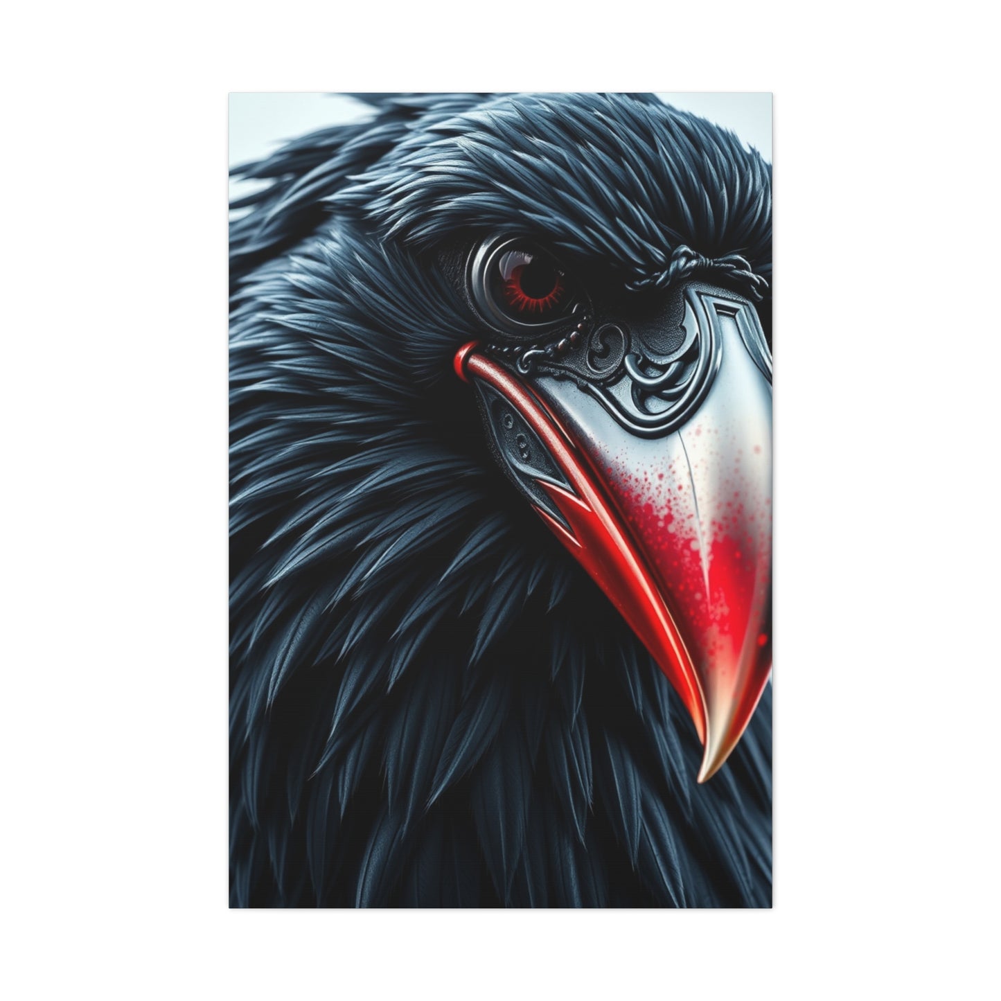 Ebon Sentinel Canvas wall art & canvas print