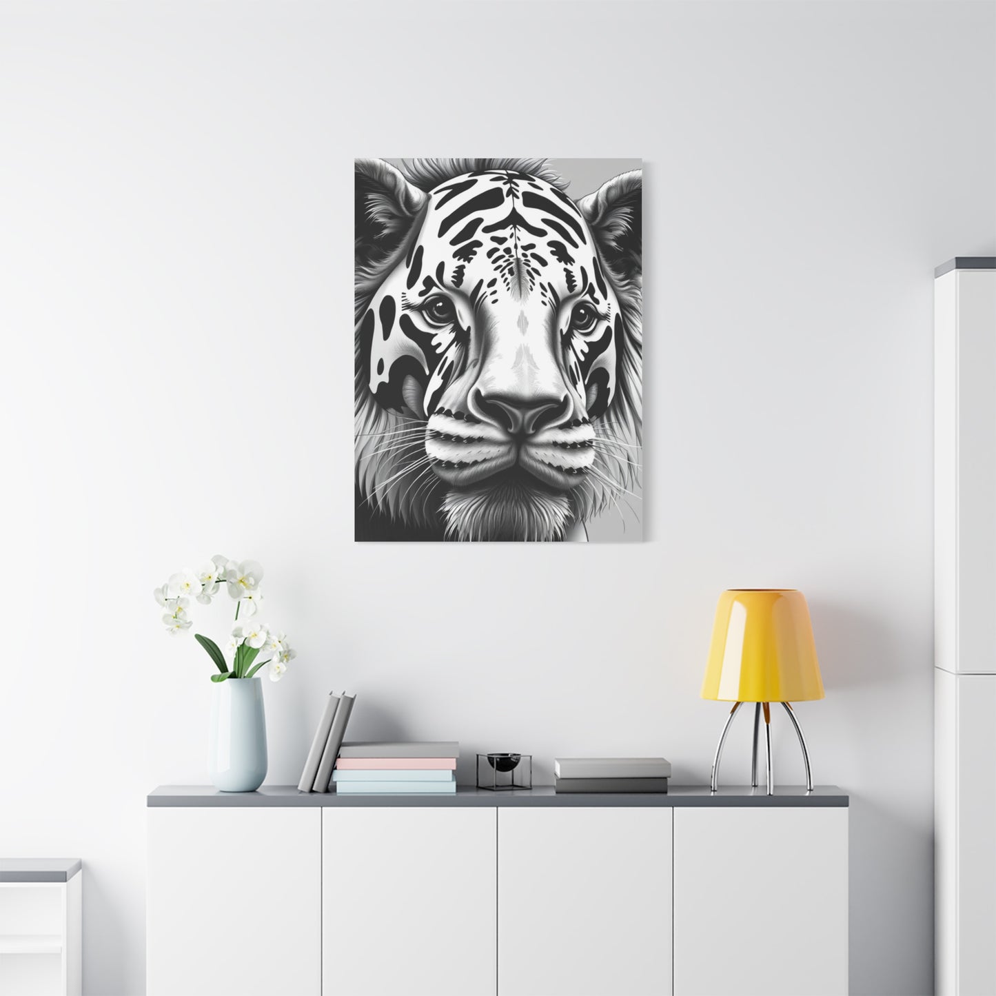 Black and White Illustrations Art Supreme Gallery Wall Art & Canvas Print