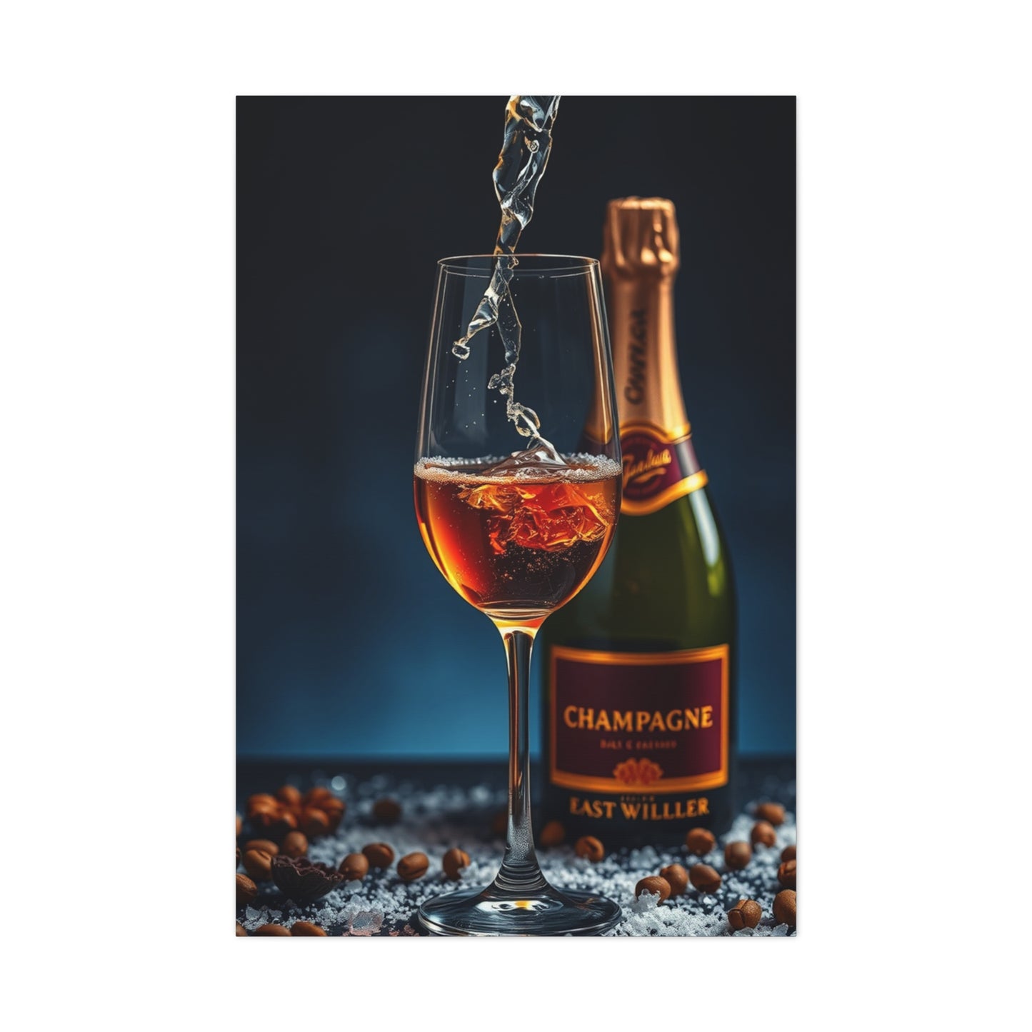 Supreme Champagne Art Collection Wall Art & Canvas Print