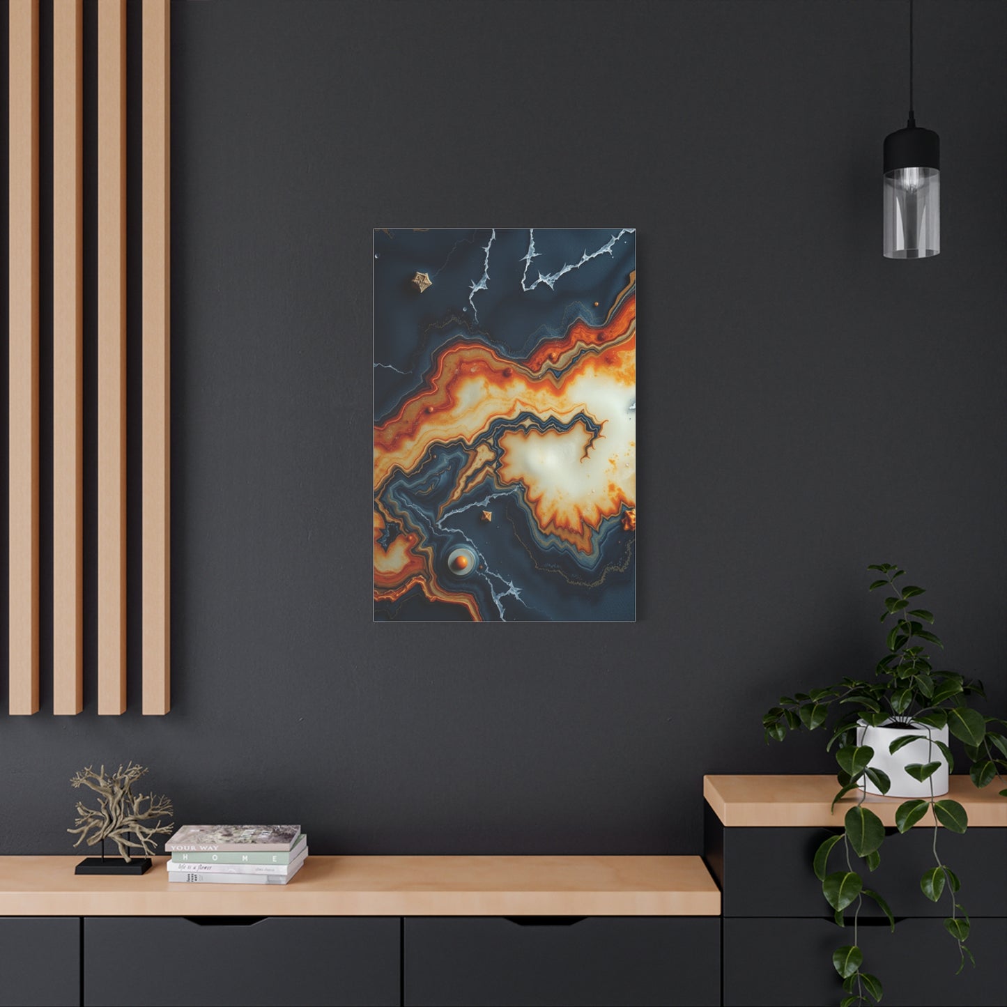 Charcoal, Onyx, and Ivory Art Supreme Gallery Wall Art & Canvas Print