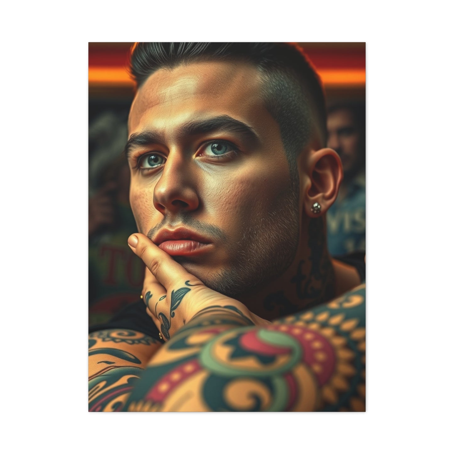 Tattoo Parlor Art Refined Canvas Wall Art & Canvas Print