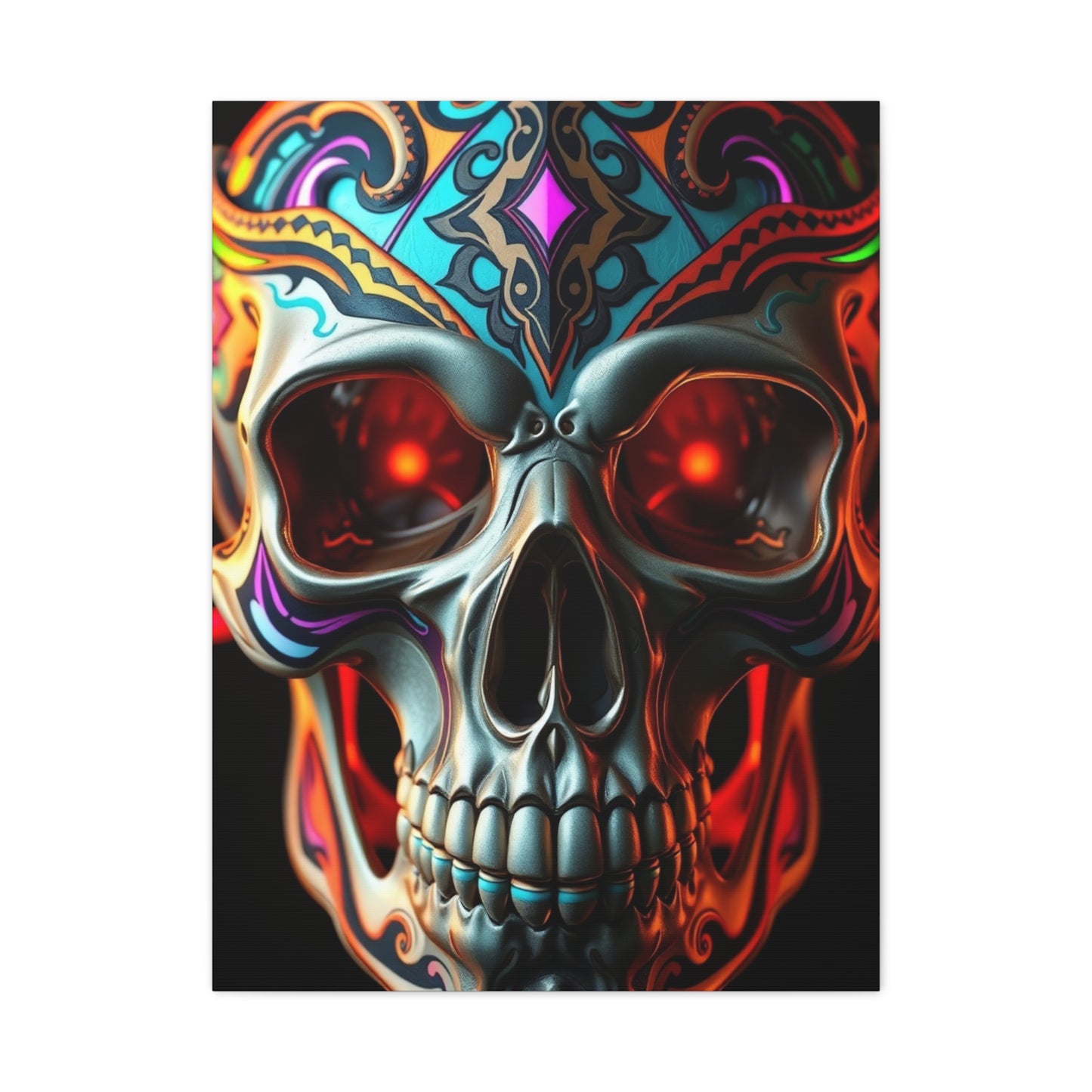 Hypnotic Bone Reverberation Wall Art & Canvas Print