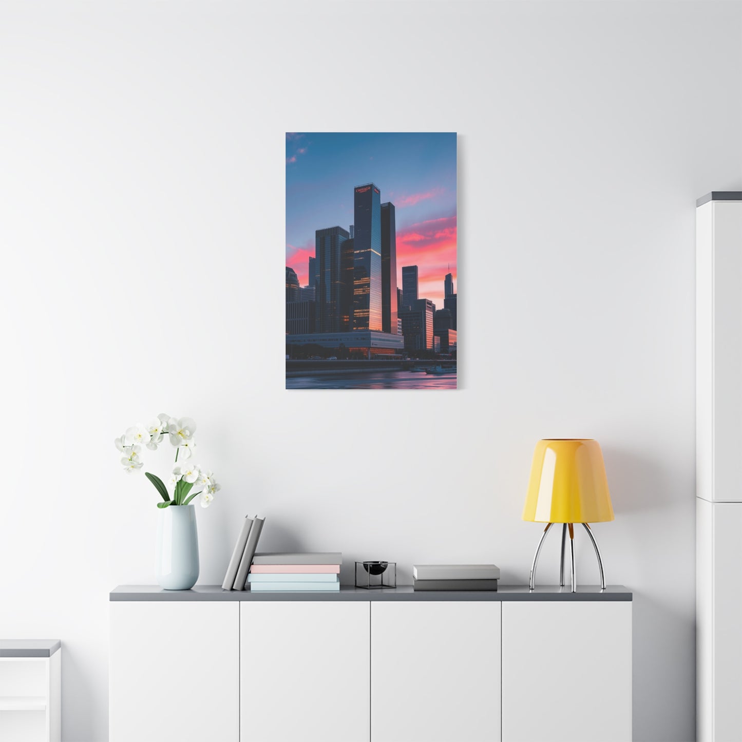 Chicago Skylines Art Refined Canvas Wall Art & Canvas Print