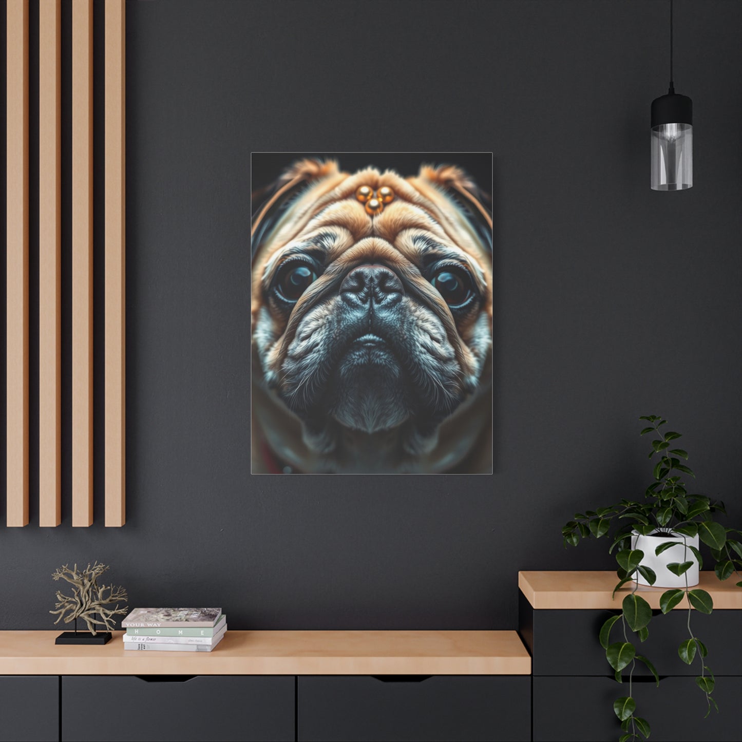Vision Pug Art Art Wall Art & Canvas Print