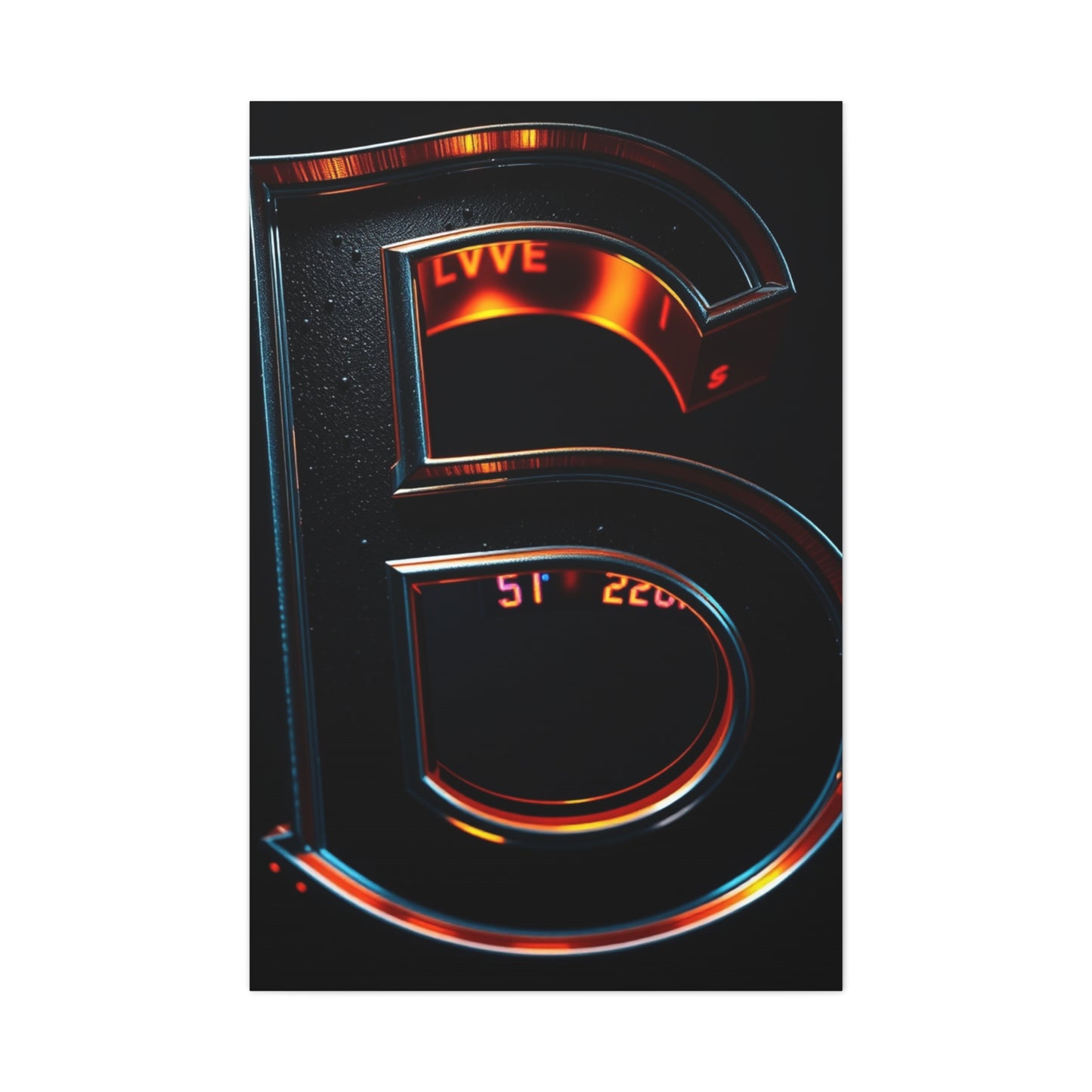 Alphabet & Letter Art Refined Canvas Wall Art & Canvas Print