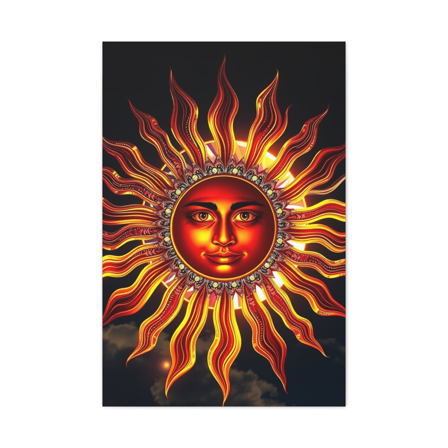 Solar Nocturne Elegance wall art & canvas print