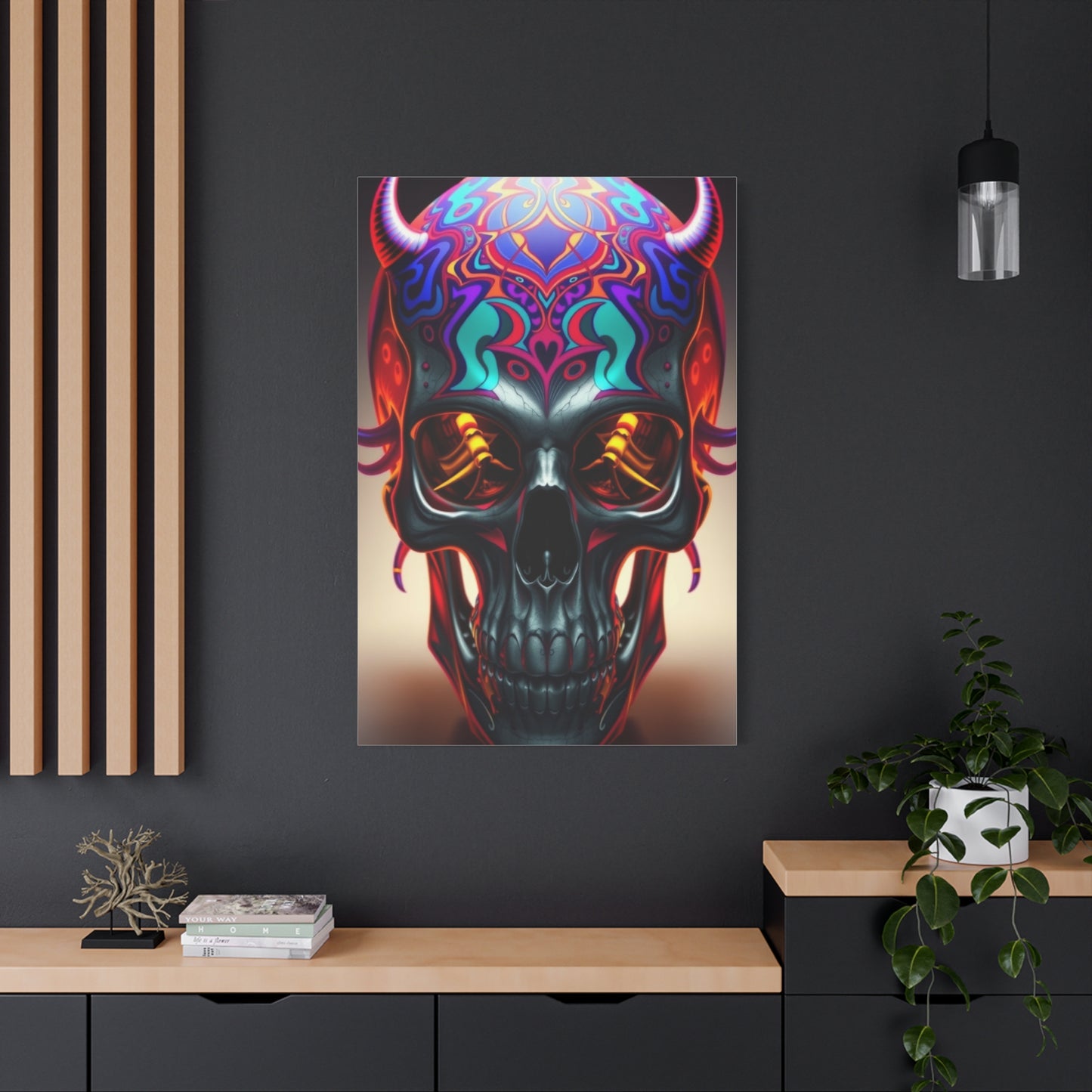 Surreal Ossuary Vision Wall Art & Canvas Print