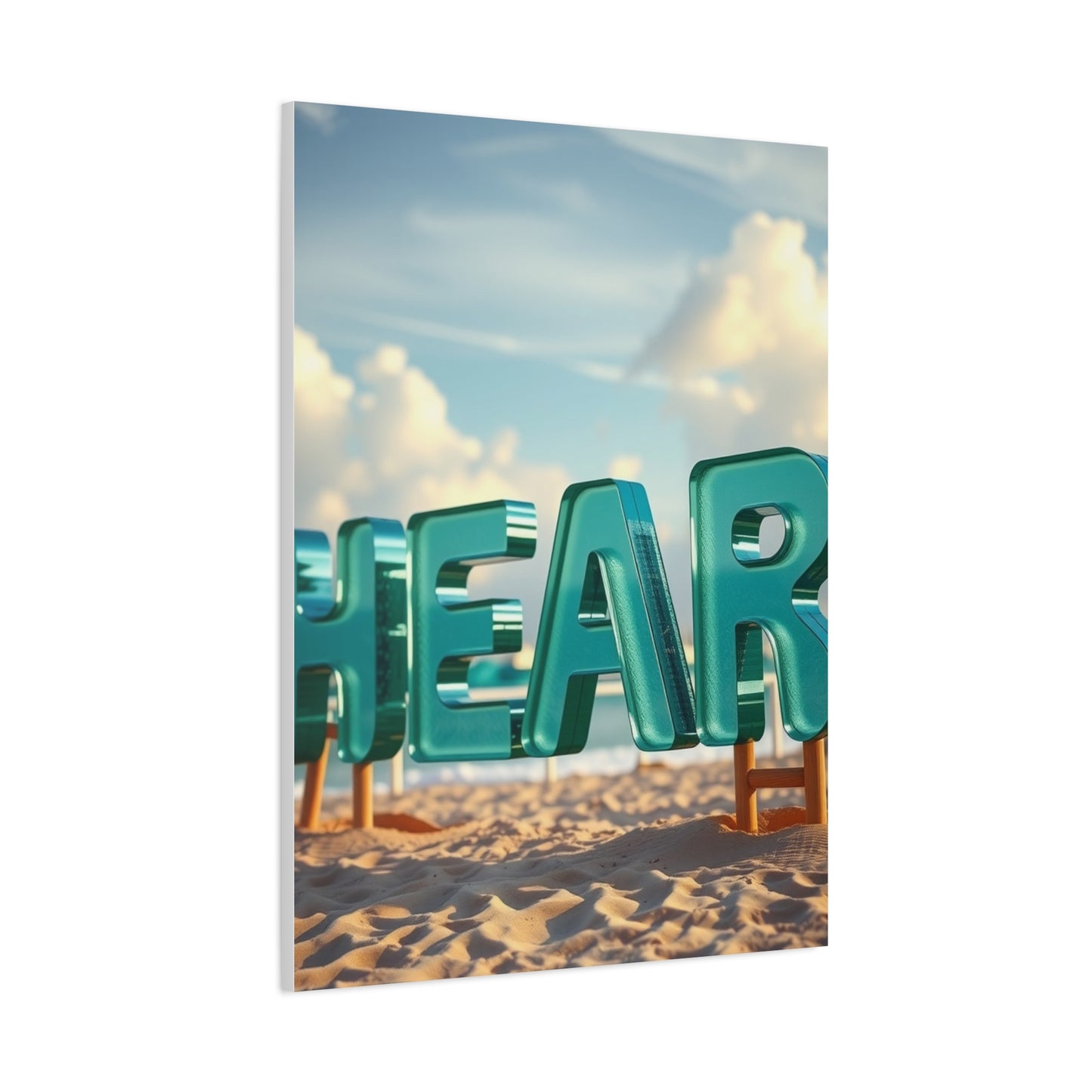 Sublime Beachfront Tableau Wall Art & Canvas Print
