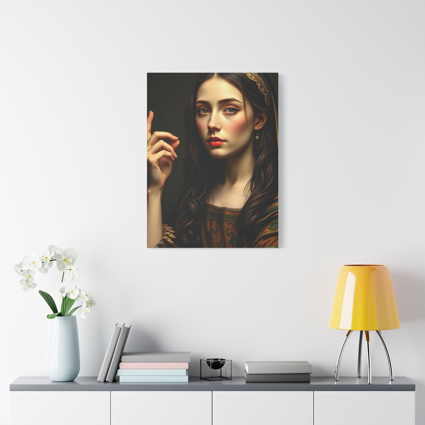 Divine Profile Artisan Wall Art & Canvas Print