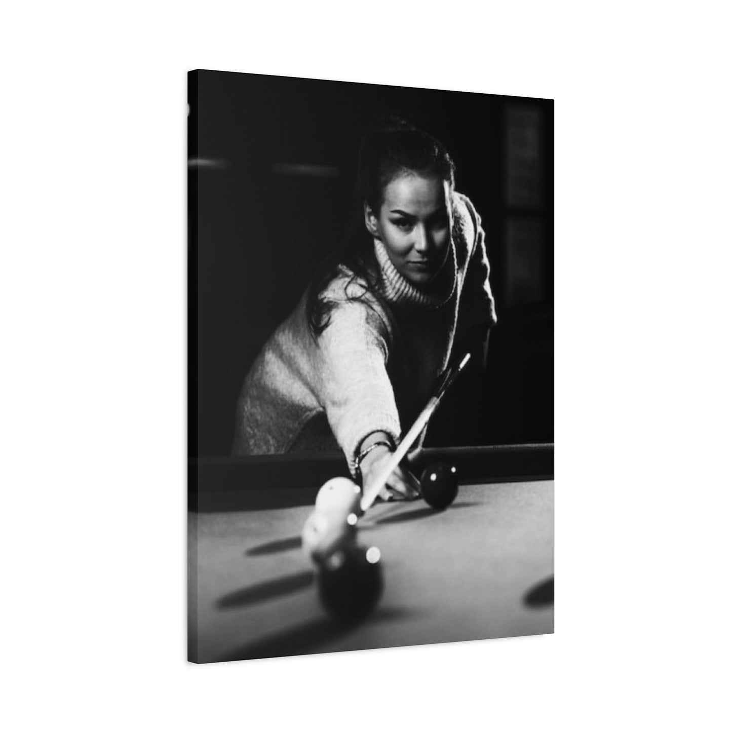 Women Playing Billiard Wall Art & Canvas Prints