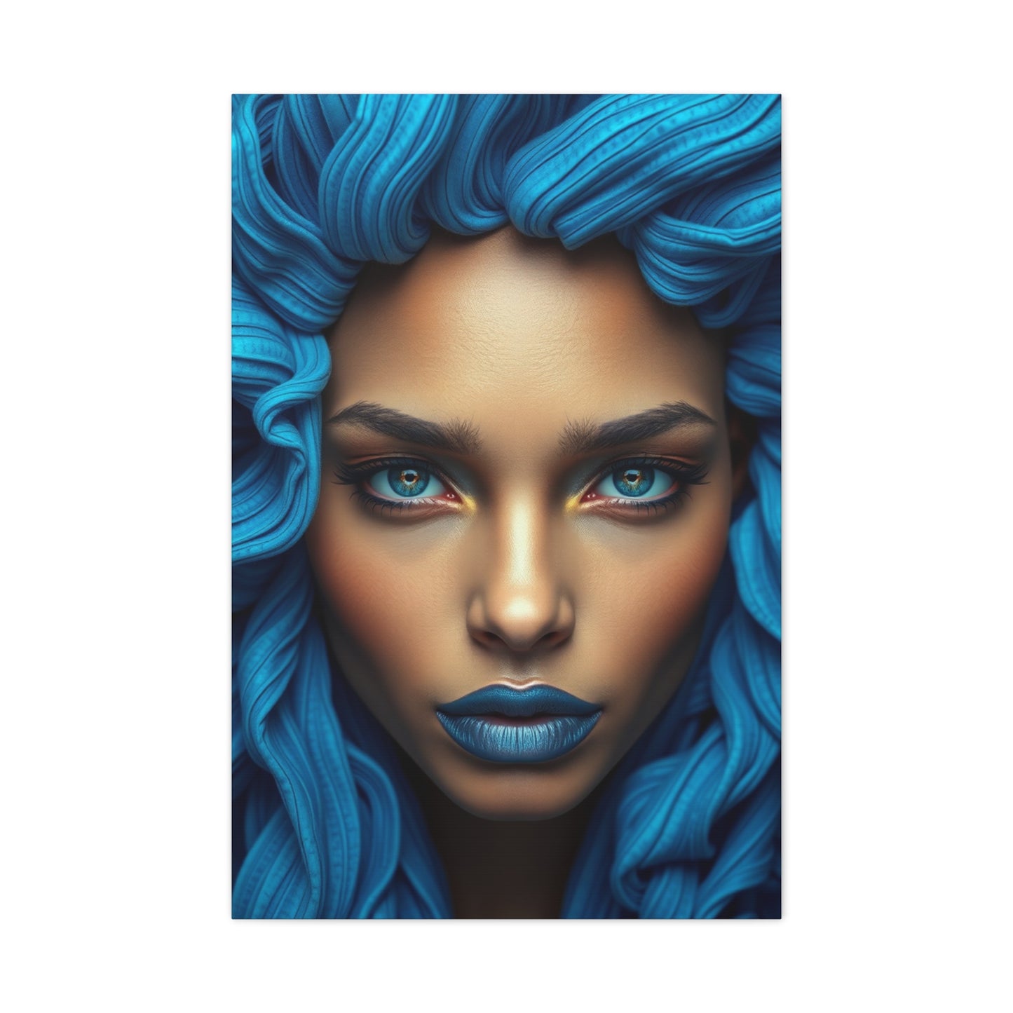 Supreme Blue & Green Art Collection Wall Art & Canvas Print