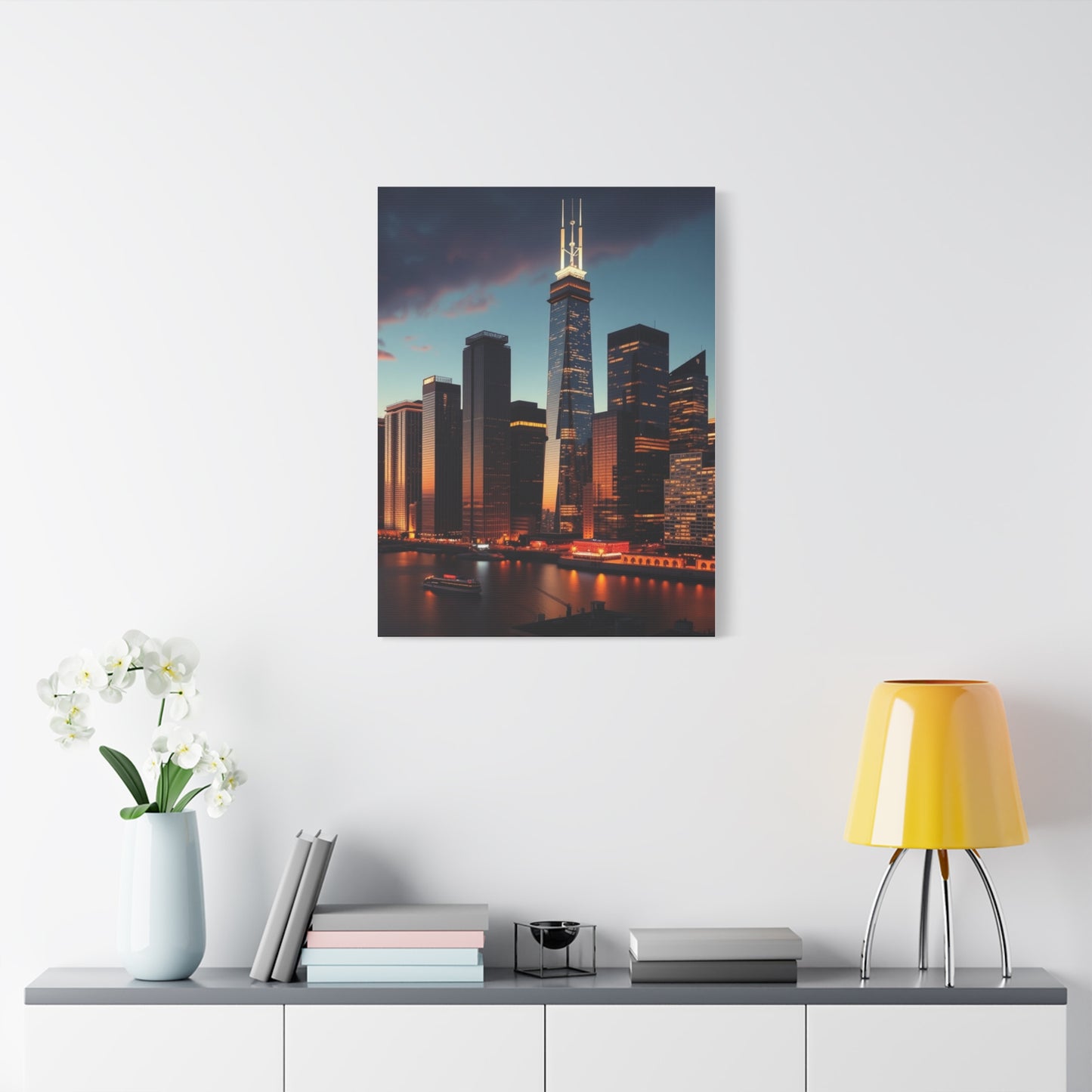 Chicago Skylines Art Supreme Gallery Wall Art & Canvas Print