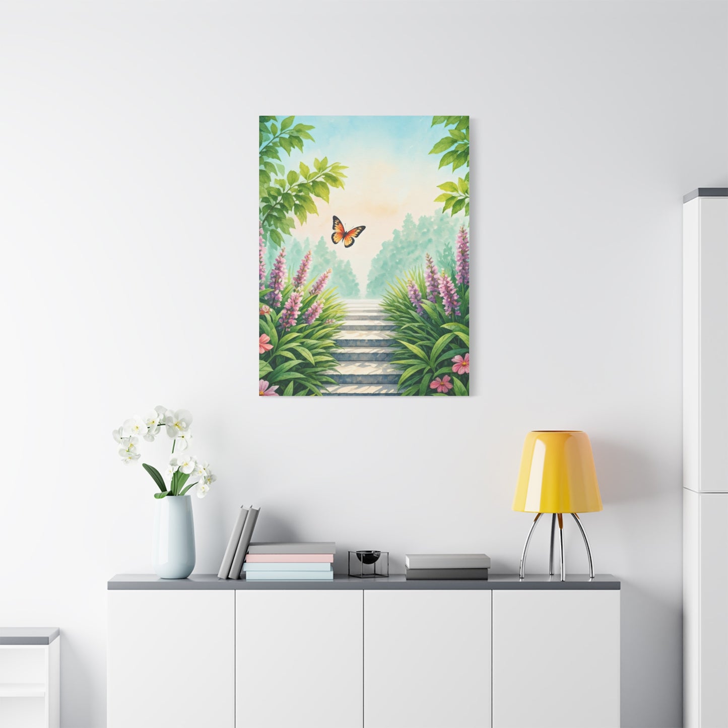 Garden Path Butterfly Dreamscape Wall Art & Canvas Prints