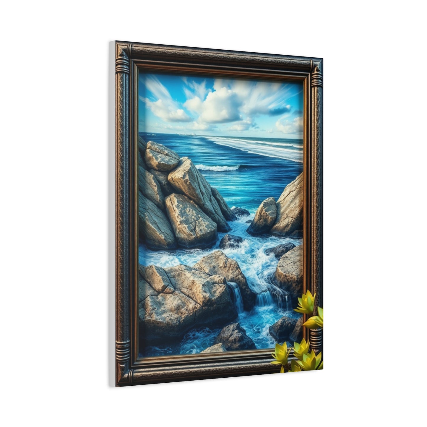 Serene Shoreline Elegance Wall Art & Canvas Print