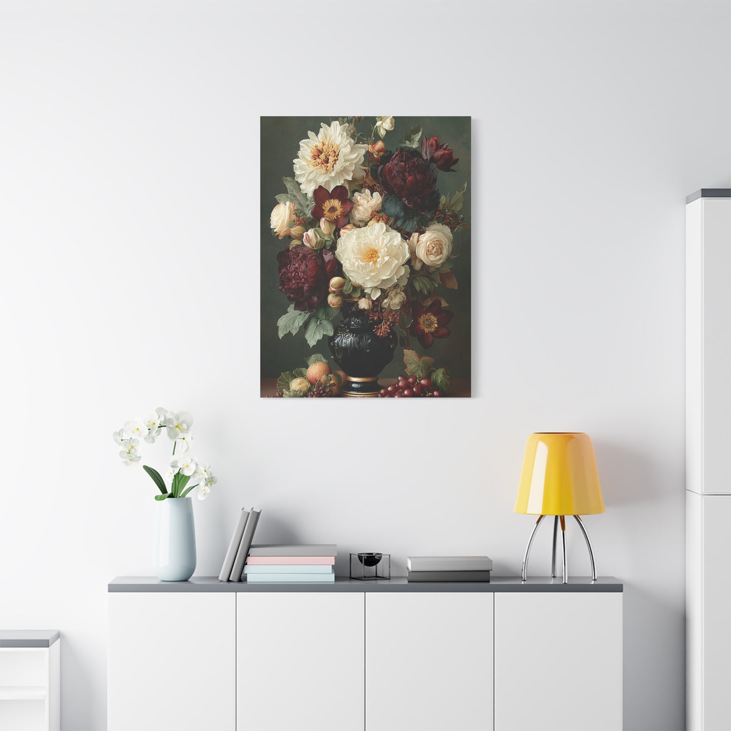 Classic Floral Still Life Elegance Wall Art & Canvas Print