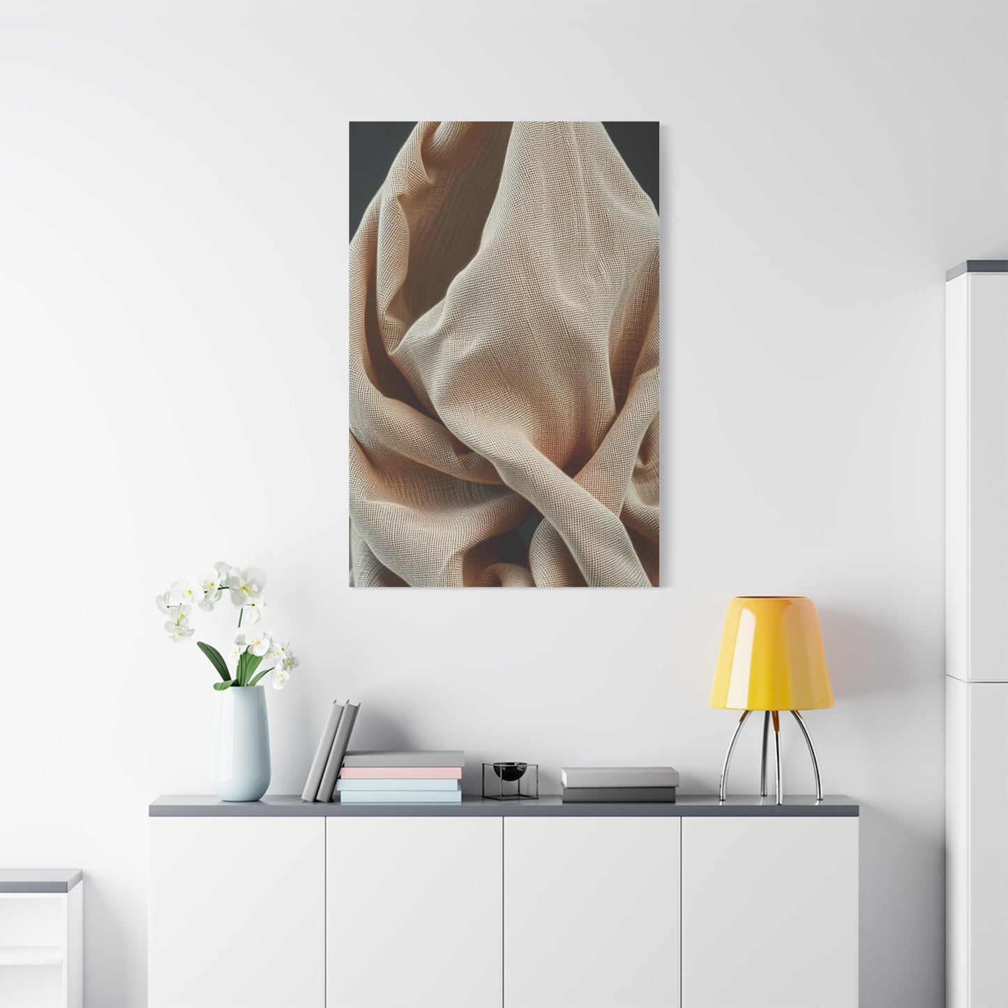 Taupe, Linen, and Gray Art Refined Canvas Wall Art & Canvas Print
