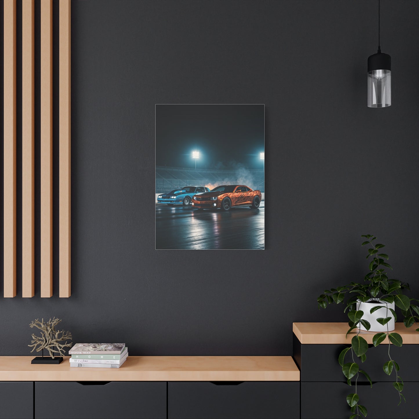 Modern Muscle vs Big Block Legend Wall Art & Canvas Prints