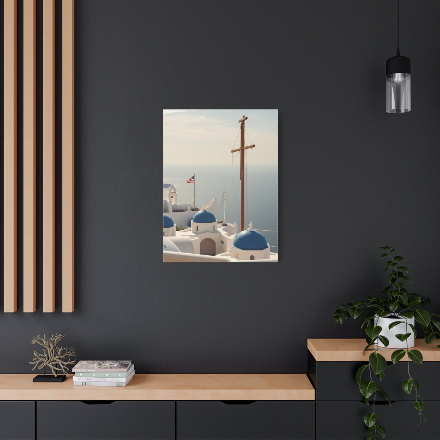 Vision Santorini Art Art Wall Art & Canvas Print