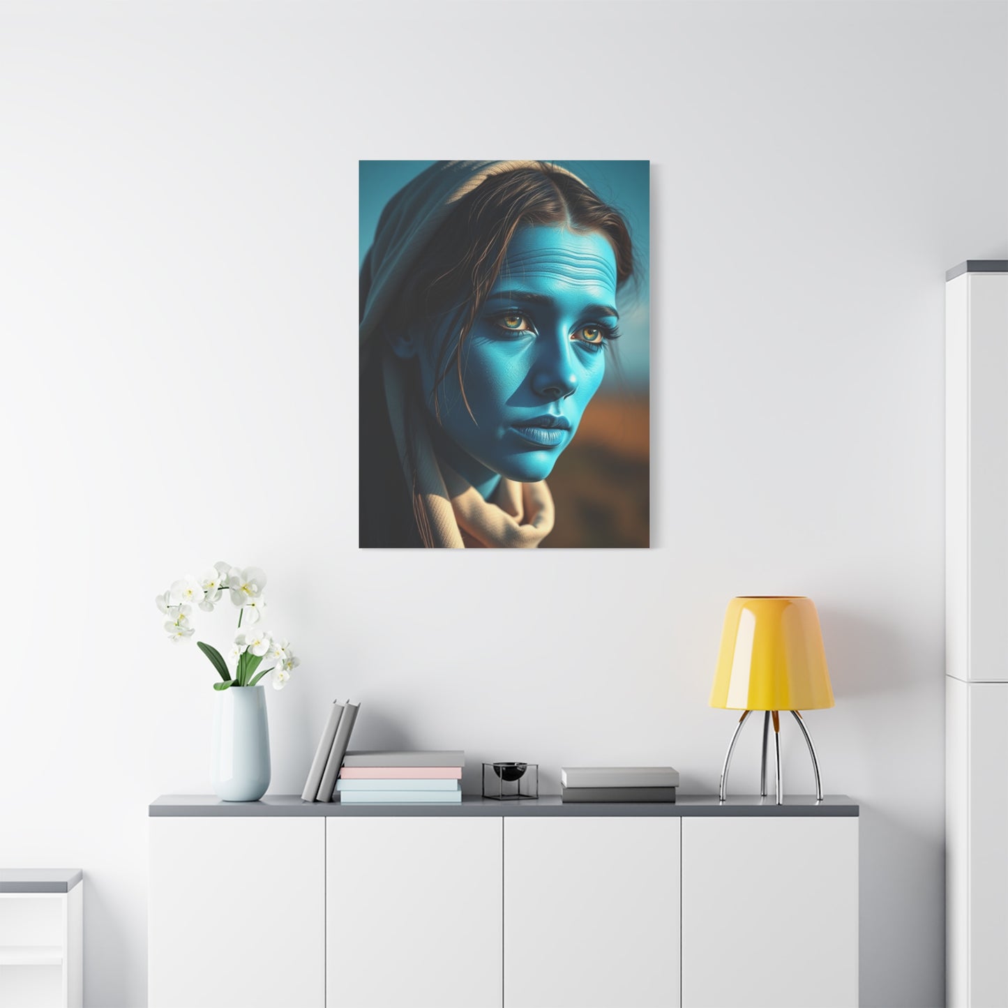 Celestial Azure Gallery Wall Art & Canvas Print