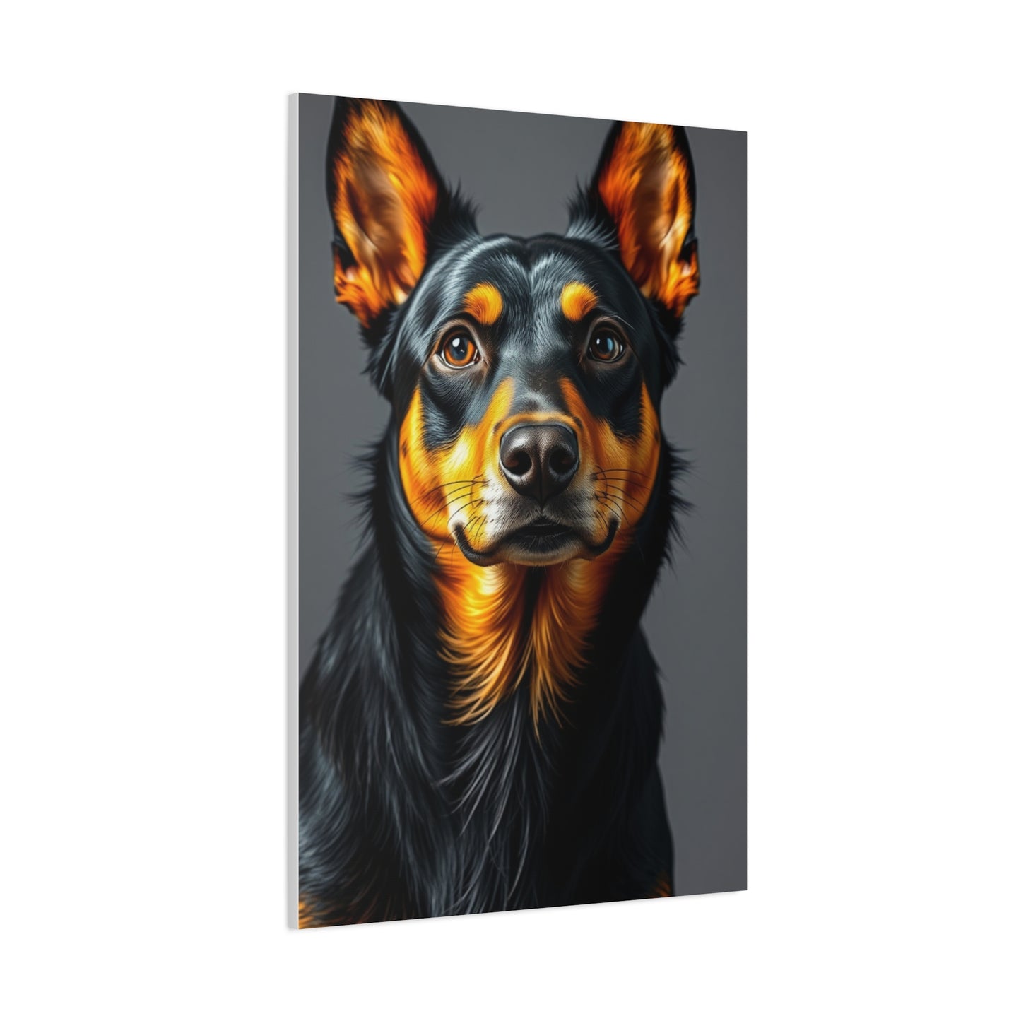 Black and Tan Art Luxury Canvas Wall Art & Canvas Print