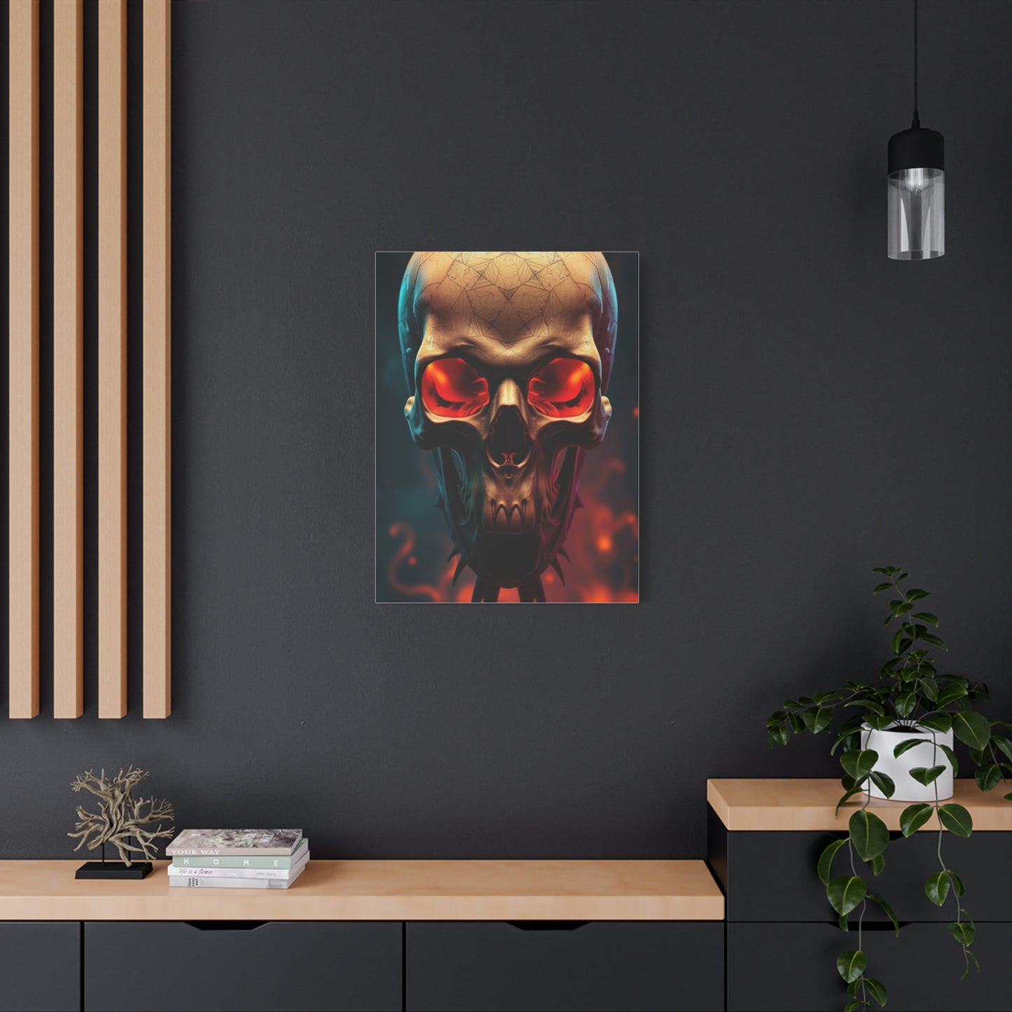 Opulent Skull Aesthetics Wall Art & Canvas Print