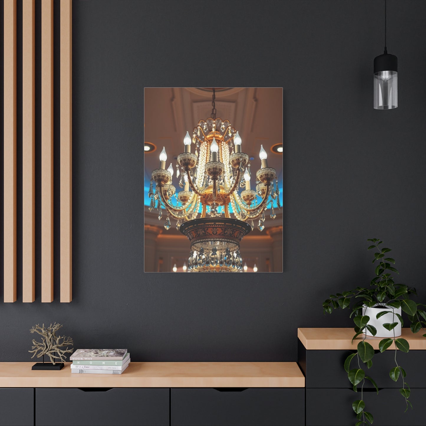 Chandelier Art Luxury Canvas Wall Art & Canvas Print