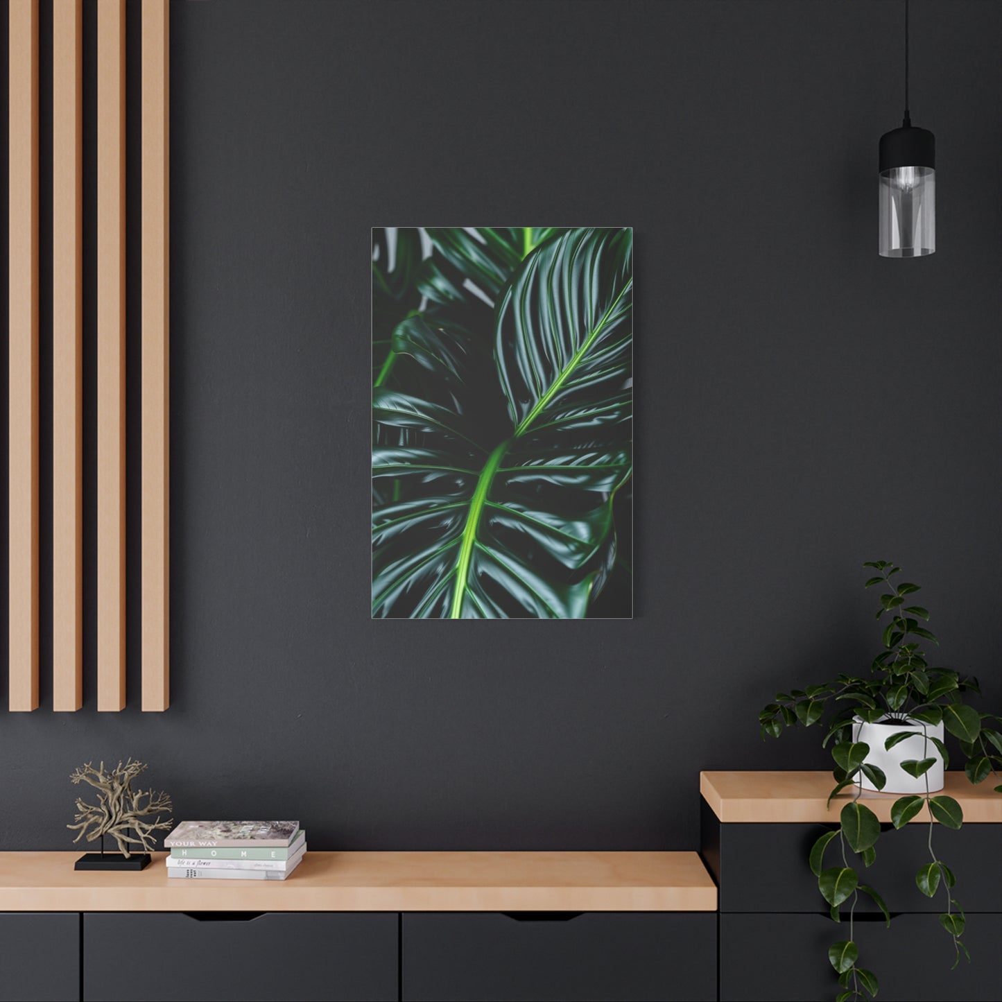 Monstera Plant Art Refined Canvas Wall Art & Canvas Print