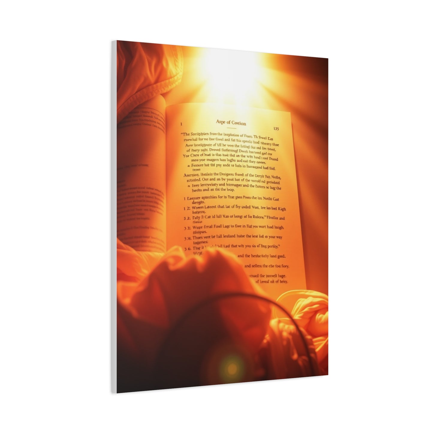 Sanctified Calligraphy Canvas Wall Art & Canvas Print