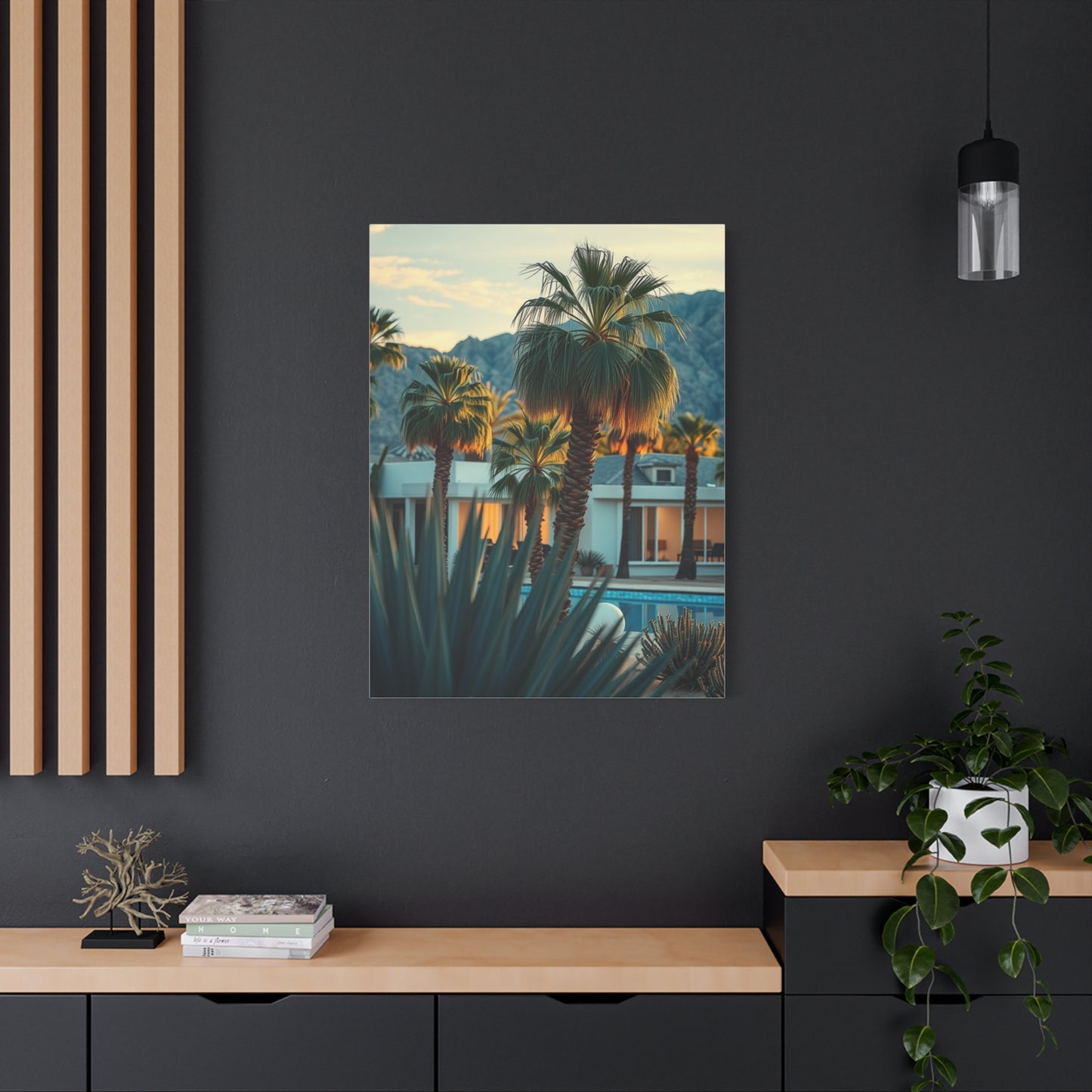 Vision Palm Springs Art Art Wall Art & Canvas Print