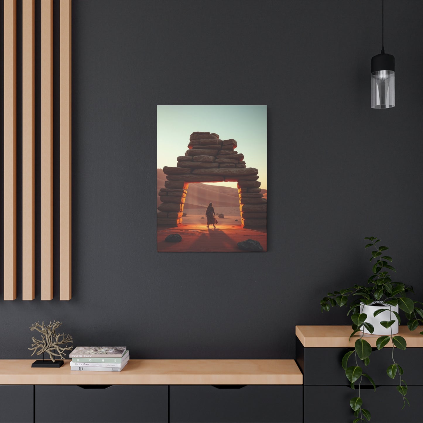 Amber Mirage Canvas Wall Art & Canvas Print
