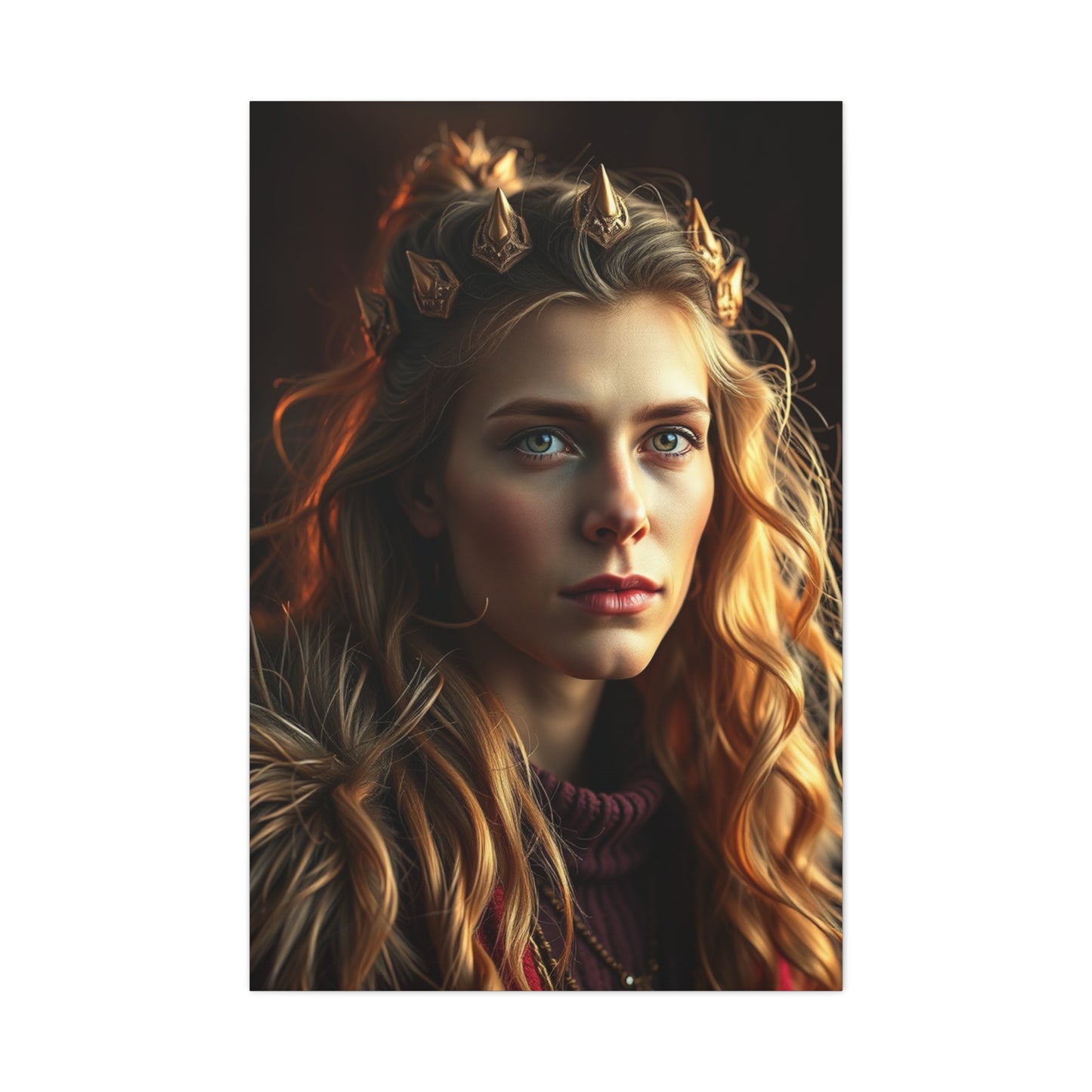 Amber Glimmer Tapestry Wall Art & Canvas Print