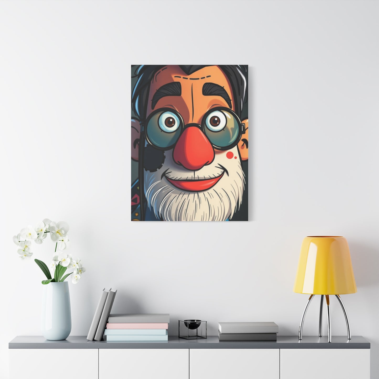 Posh Cartoon Ensemble Art Wall Art & Canvas Print
