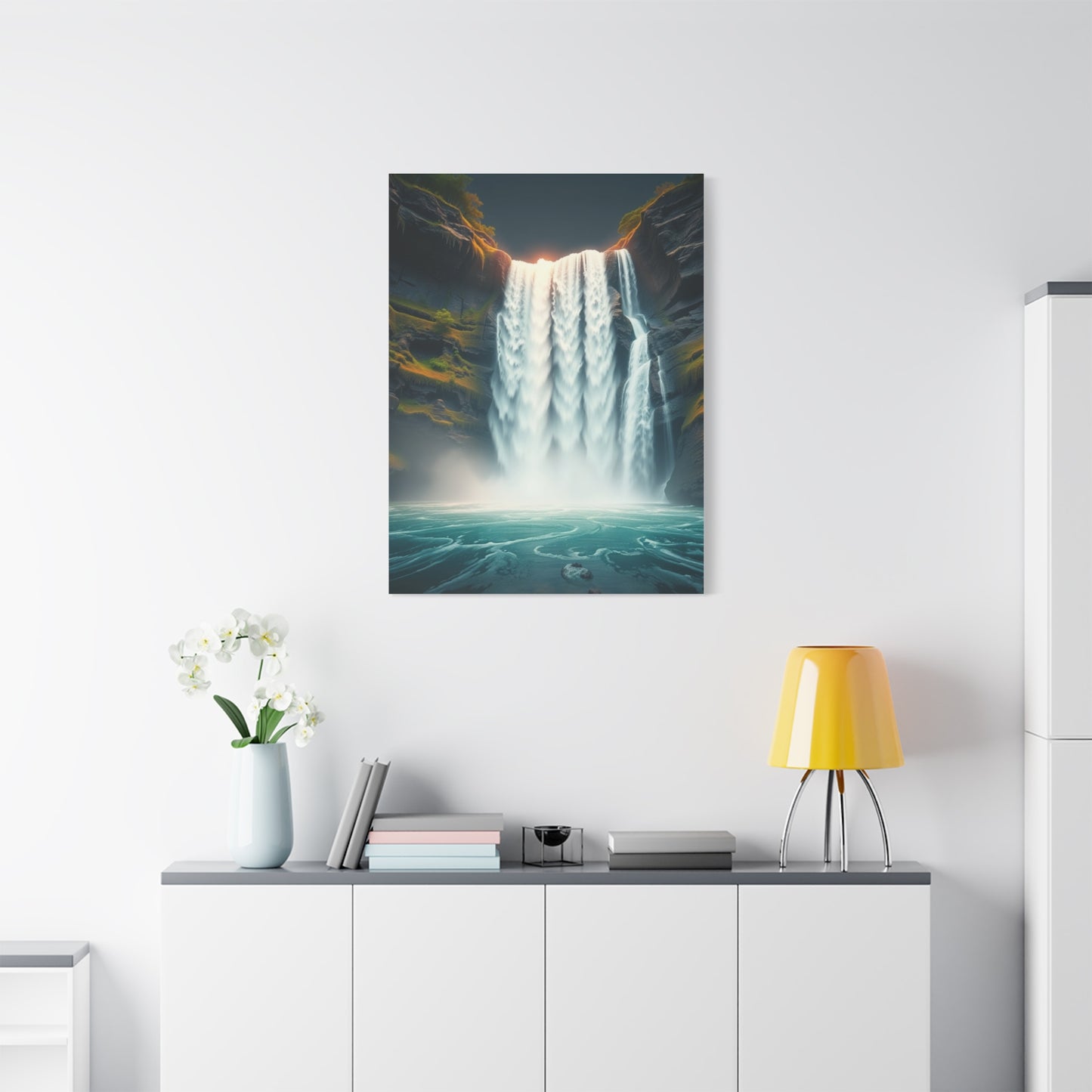 Luxe Cascade Deconstruction Wall Art & Canvas Print