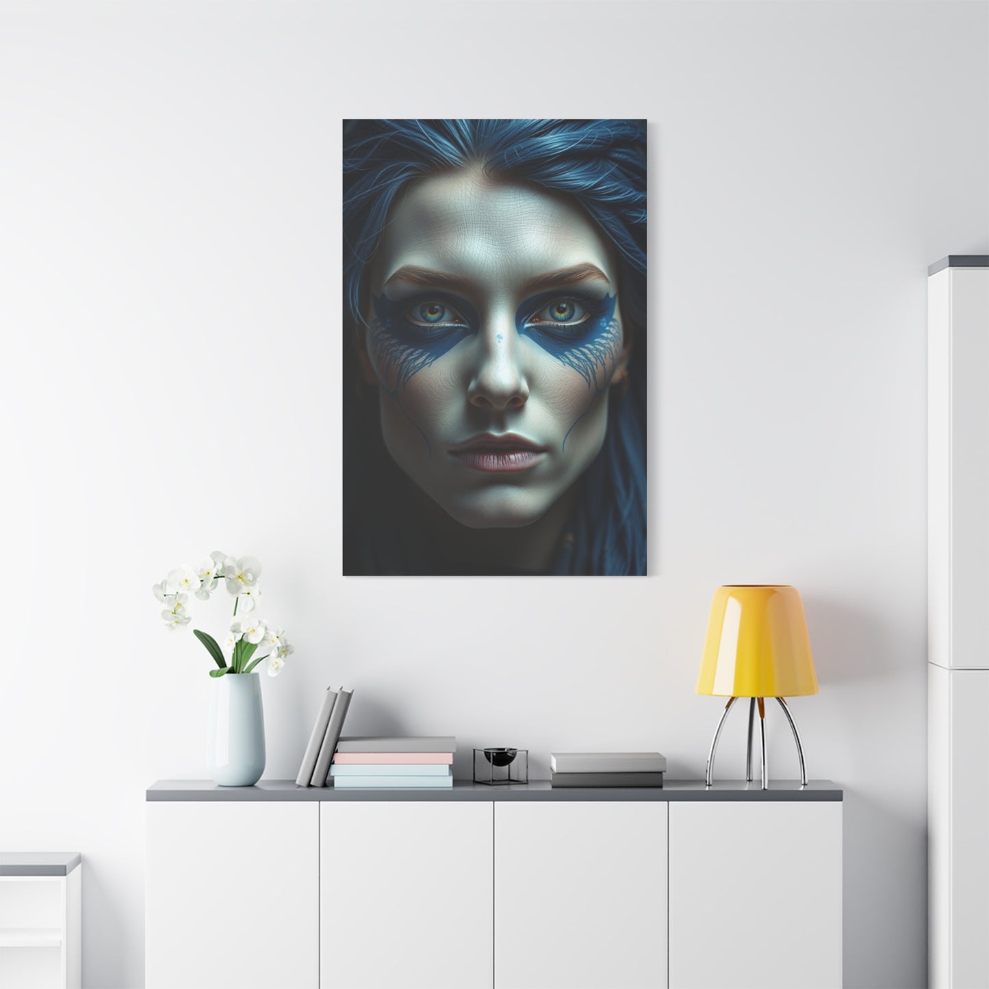 Collection Blue & Gray Art Art Wall Art & Canvas Print
