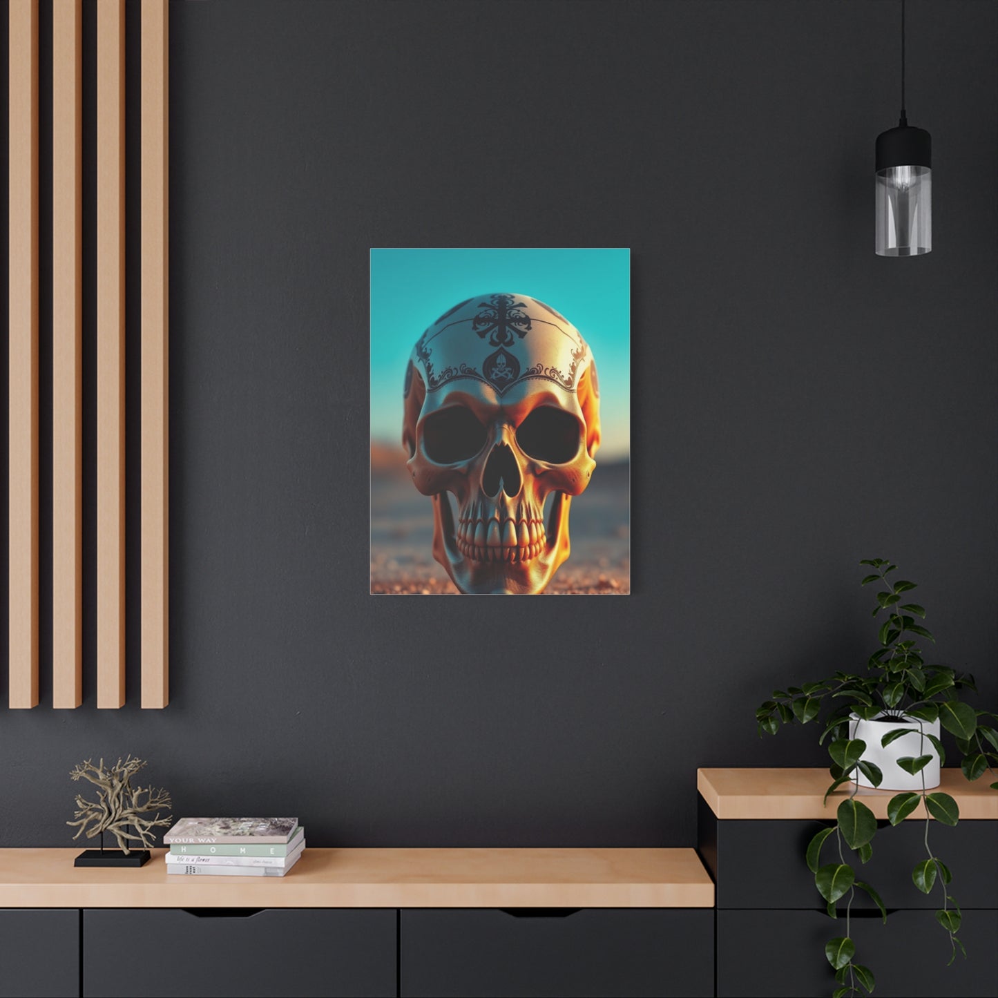 Aristocratic Skull Manifest Wall Art & Canvas Print